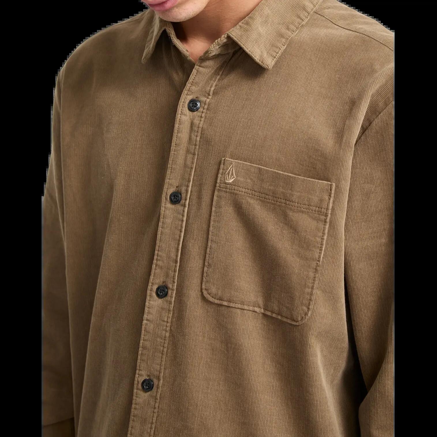 Camisa Volcom Zander Teak 3/6