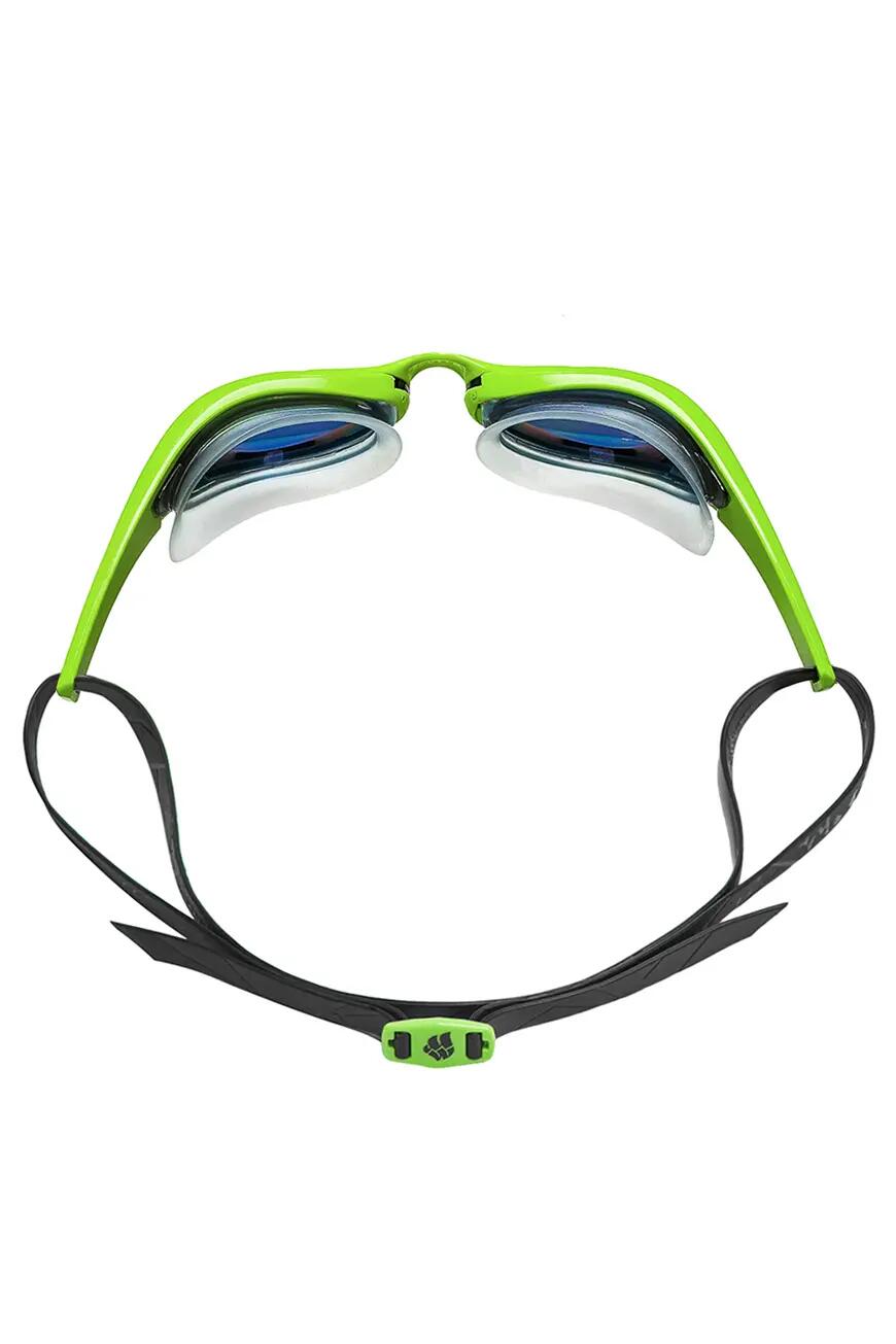 MAD WAVE Razor Rainbow Mirrored Green Swimming Goggles 3/5