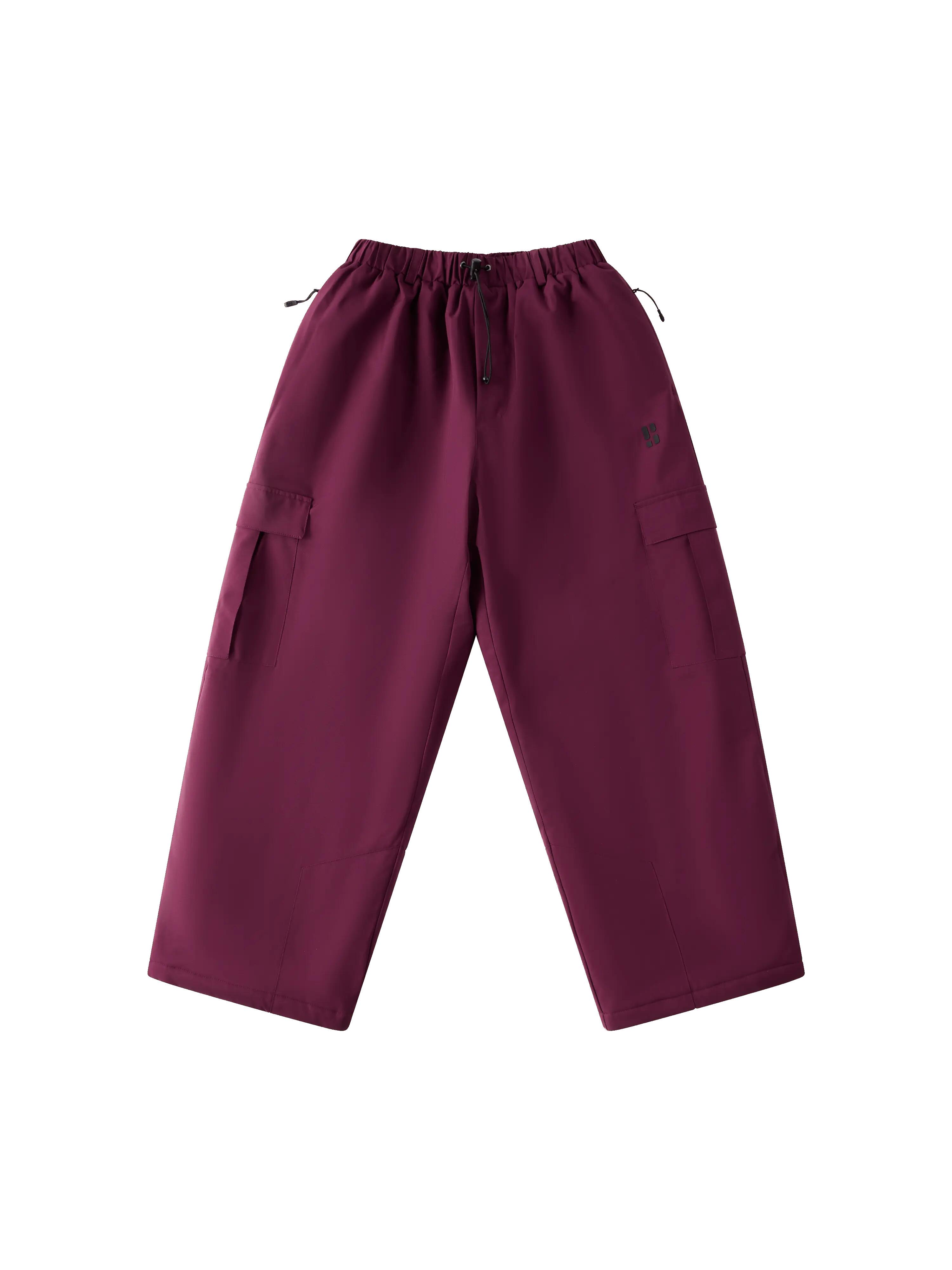 Pantalon de ski - Unisexe - Coupe ample - Park - Bordeaux 9/9