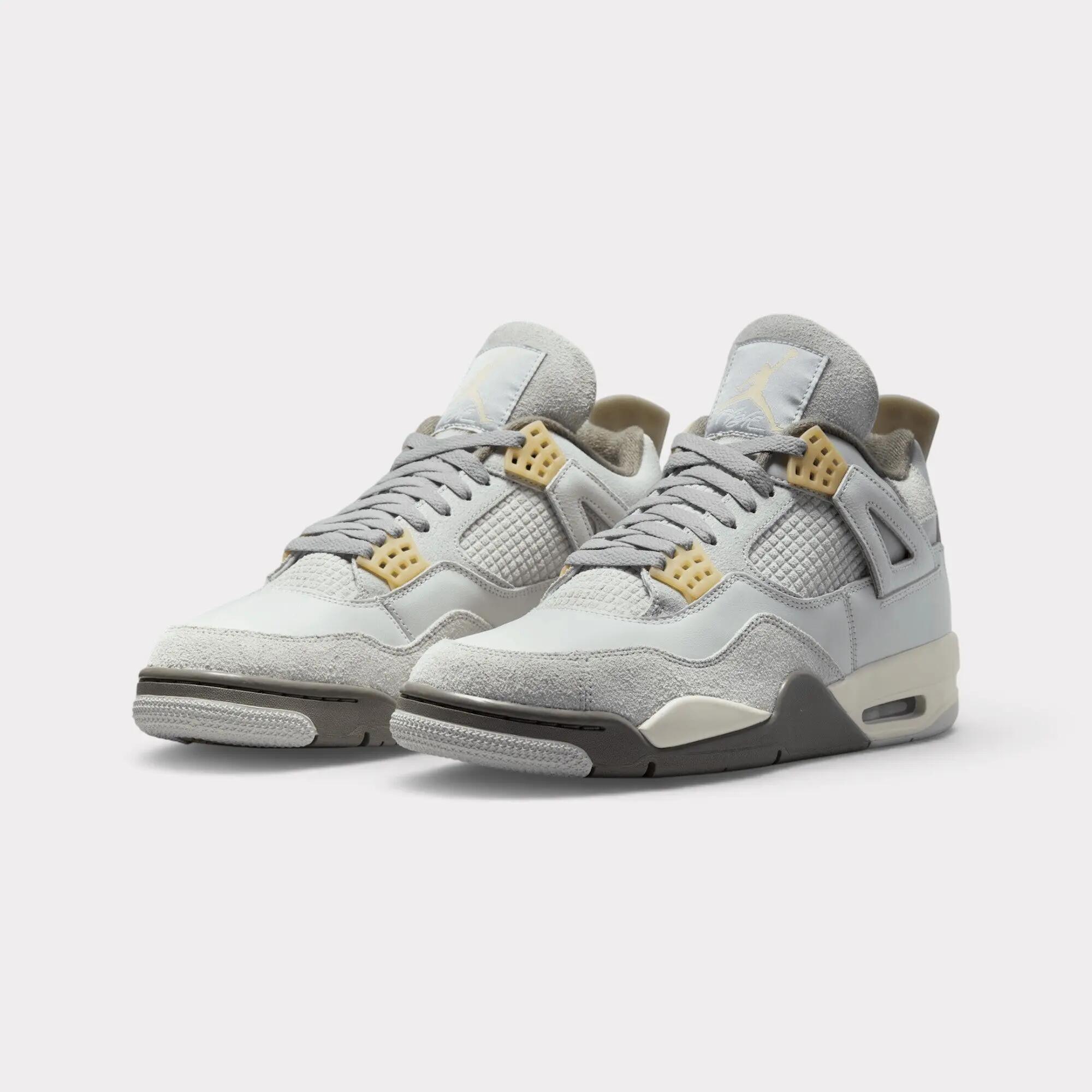 Unisex - Leisure - Shoes - Air Jordan 4 SE Craft - Photon Dust 2/7