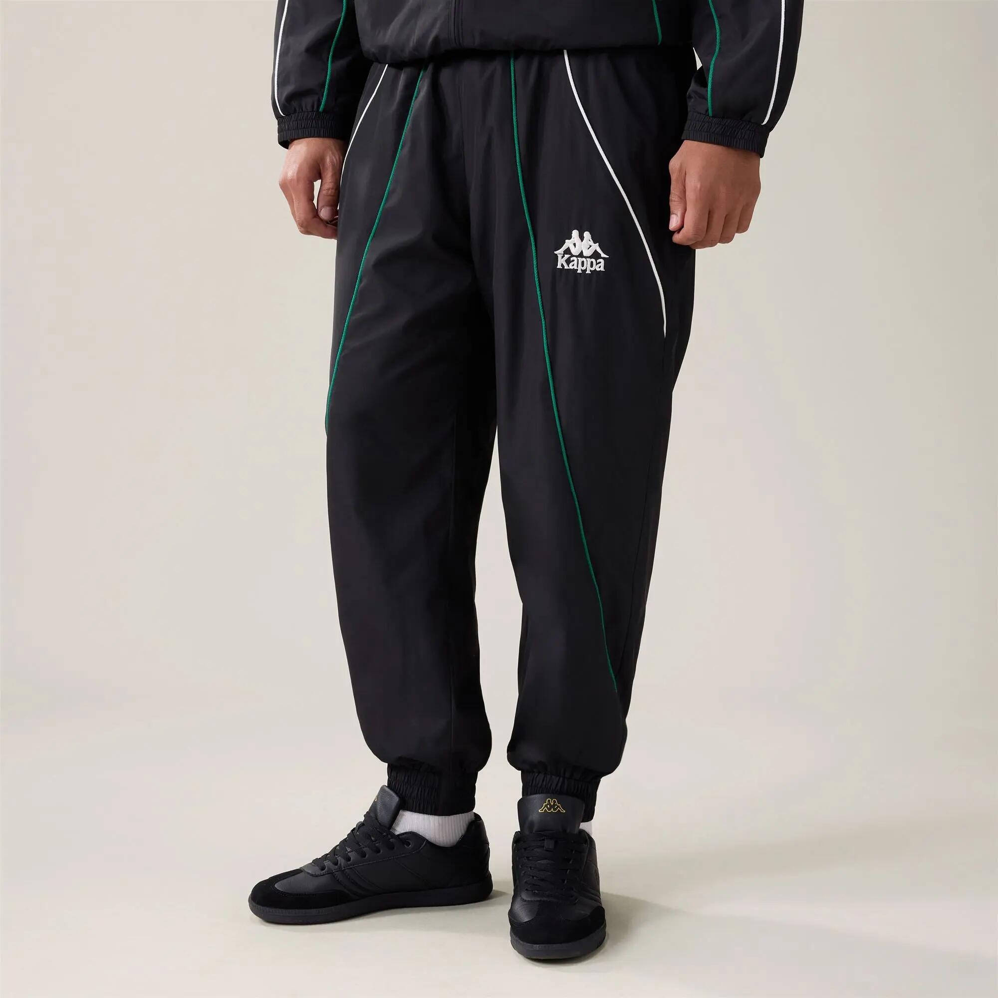 Pantalon de survêtement pour homme noir pour streetwear sportif 1/6