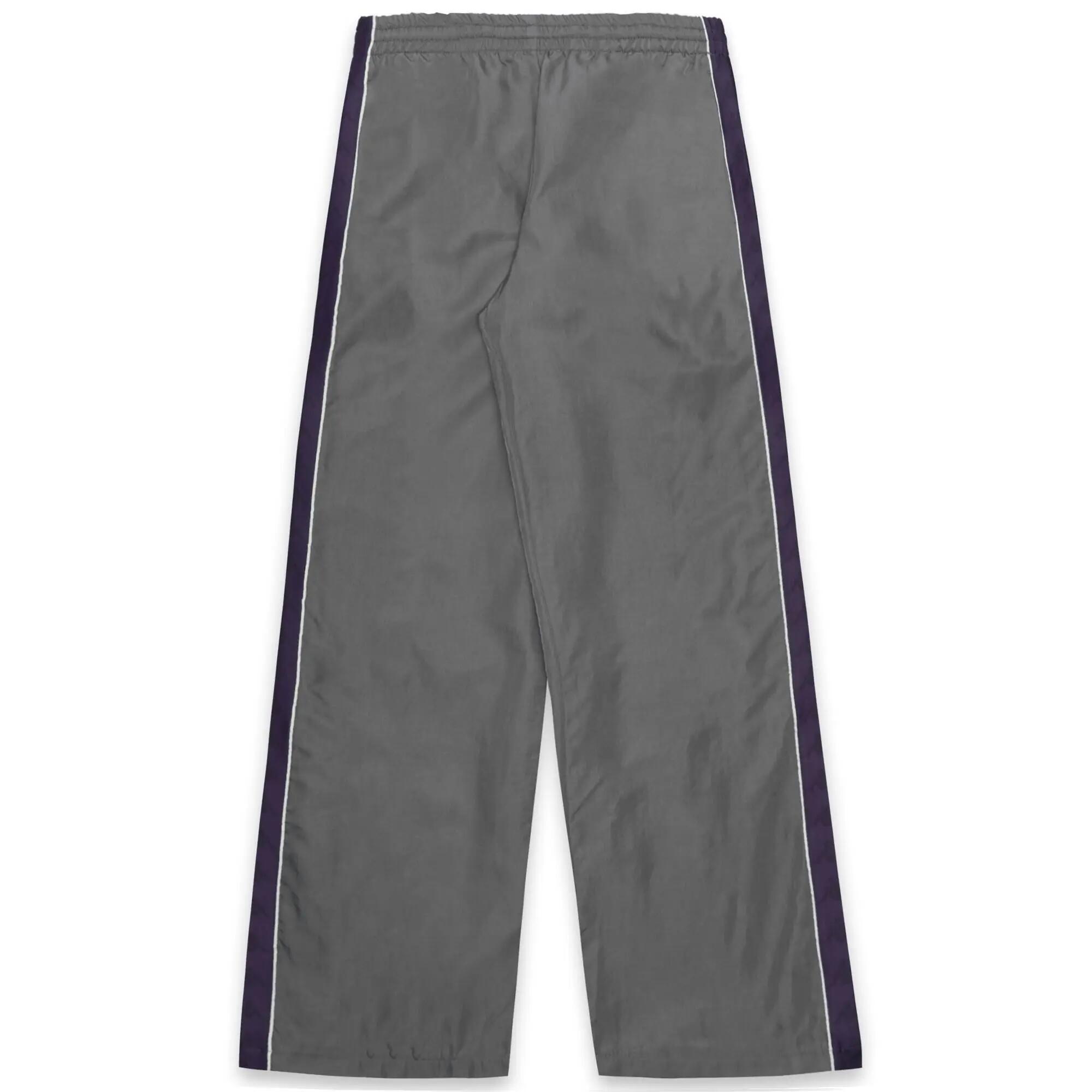 Pantaloni tuta da donna in nylon grigio da streetwear sportivo 2/2