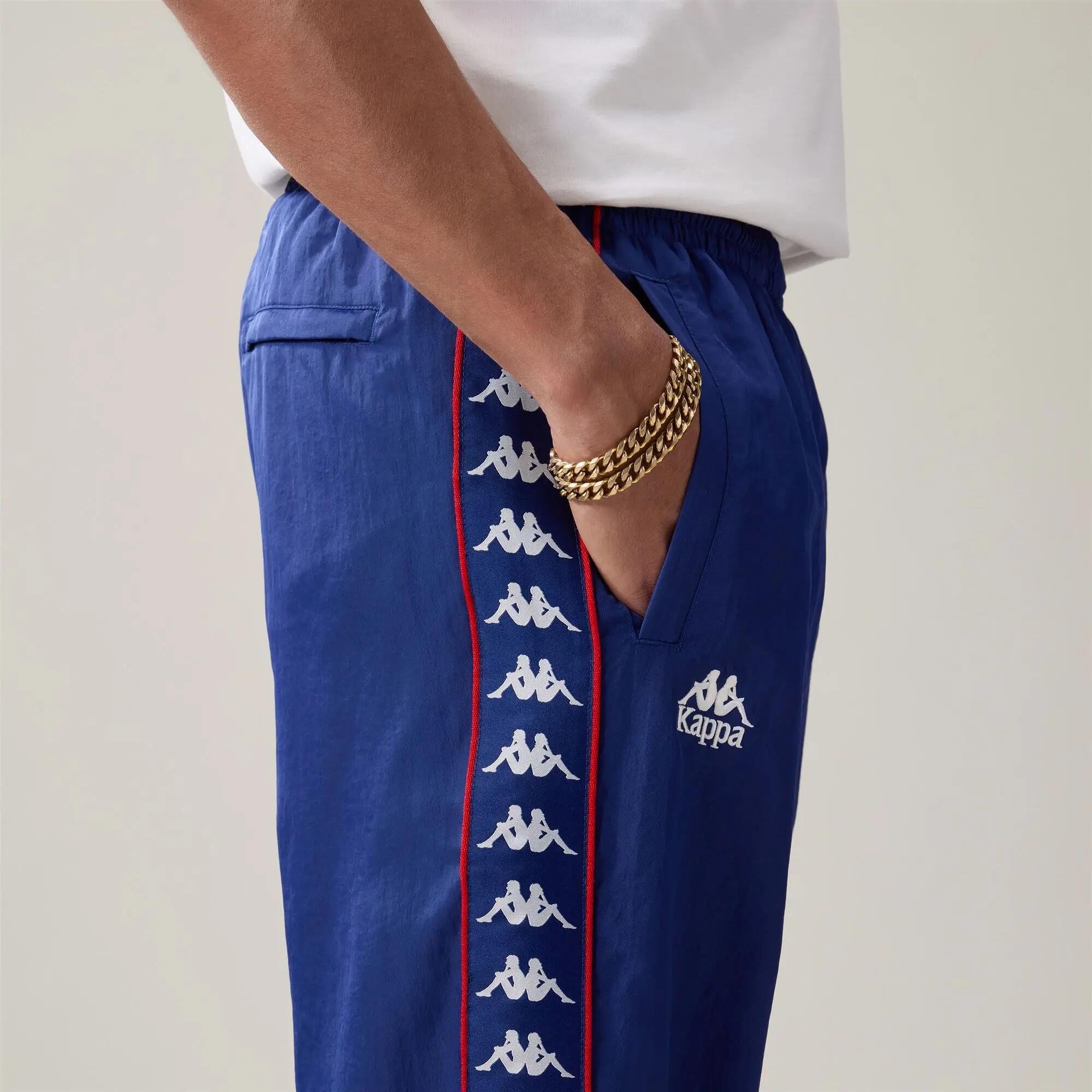 Pantalon de survêtement pour homme bleu pour streetwear sportif 4/5