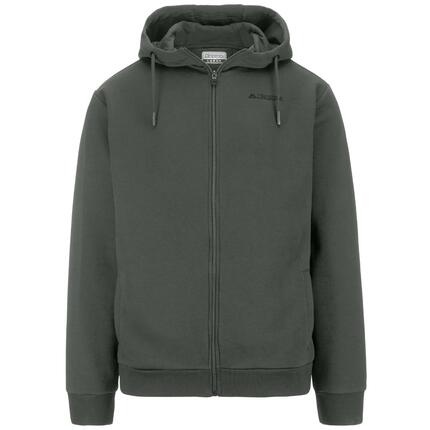 Sweat-shirt à capuche zippé pour homme vert pour sportif