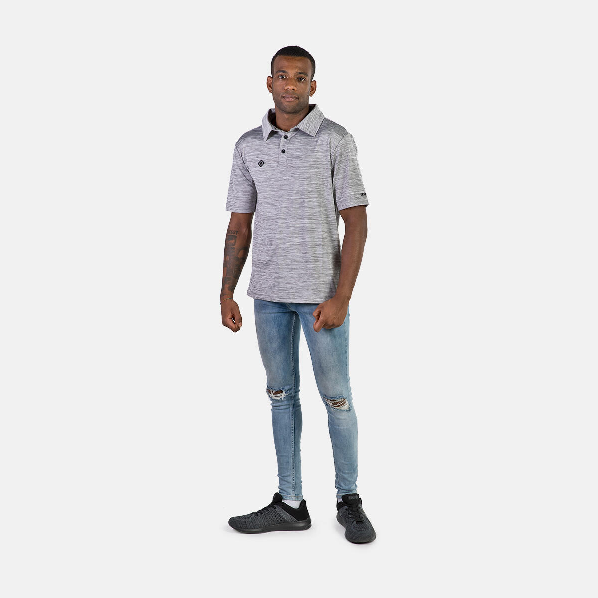 Izas CHASE Pólo de manga curta para homem com design desportivo 5/5
