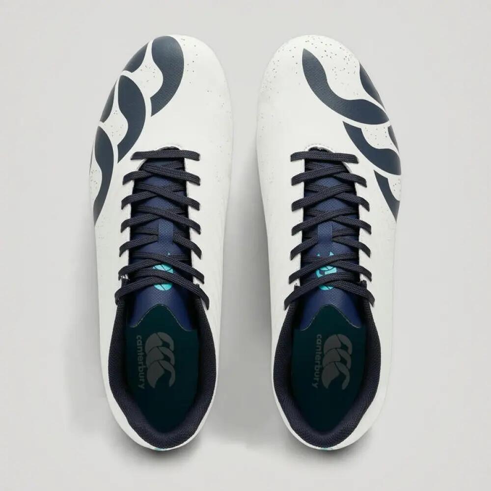 Canterbury Stampede Groundbreak Team SG Rugby Boots White / Black 4/9
