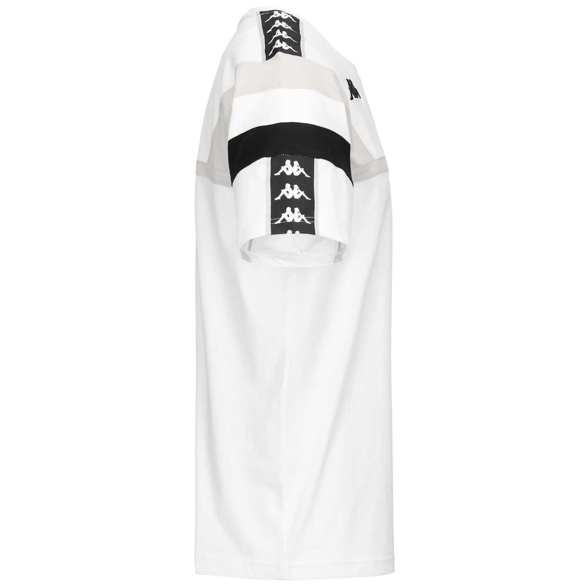 T-shirt da uomo in cotone bianco da calcio 2/3