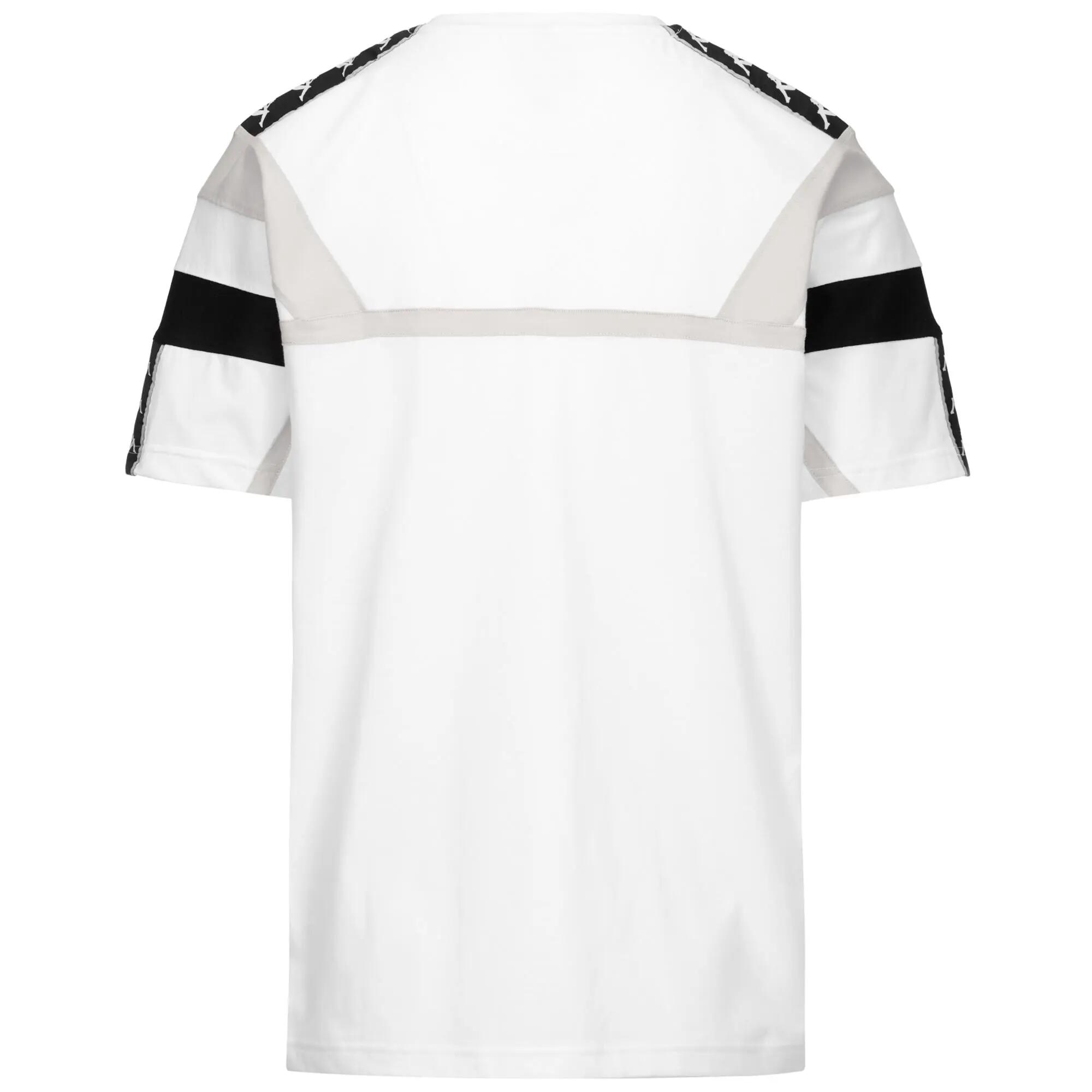 T-shirt da uomo in cotone bianco da calcio 3/3