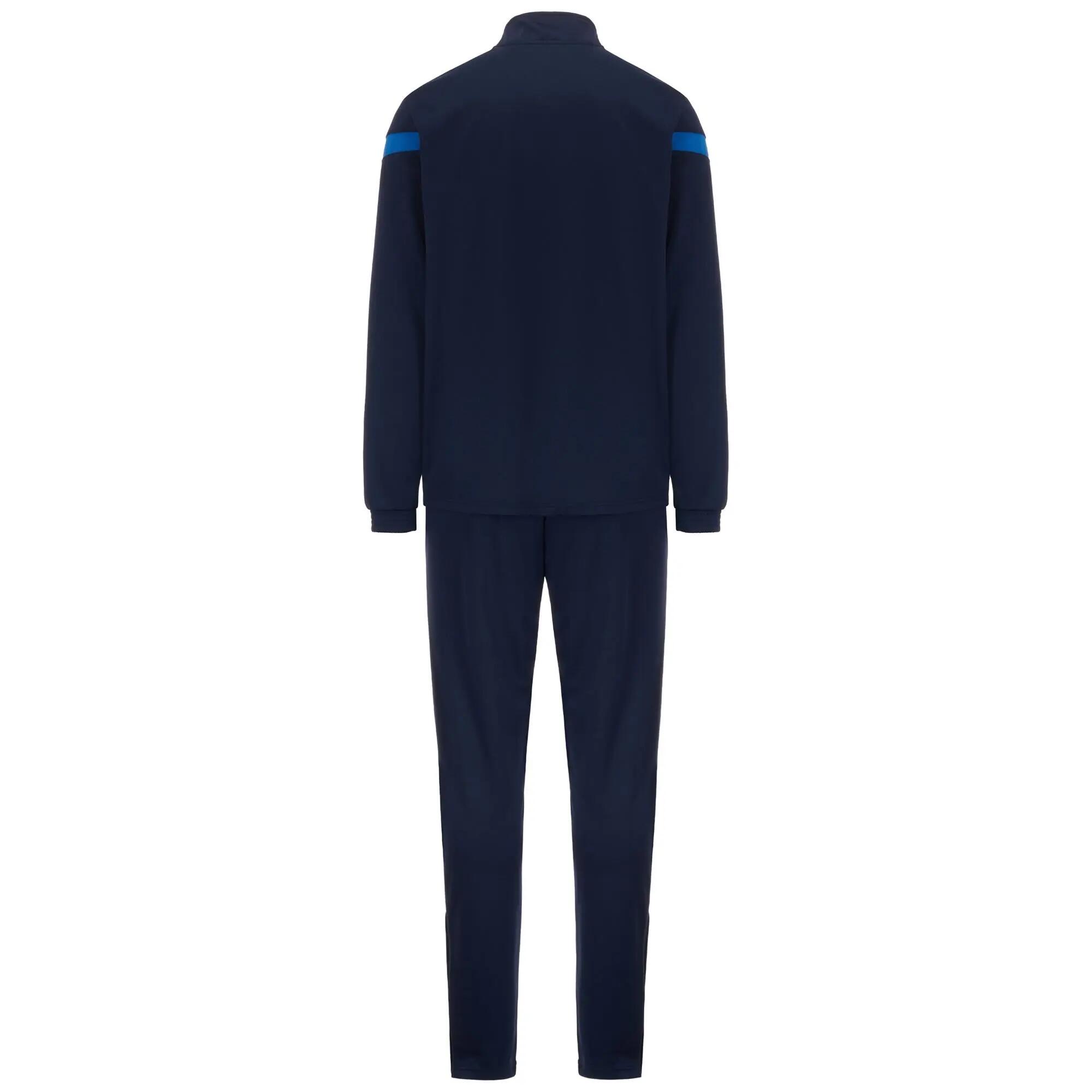 Tuta da uomo in poliestere blu da calcio 3/3