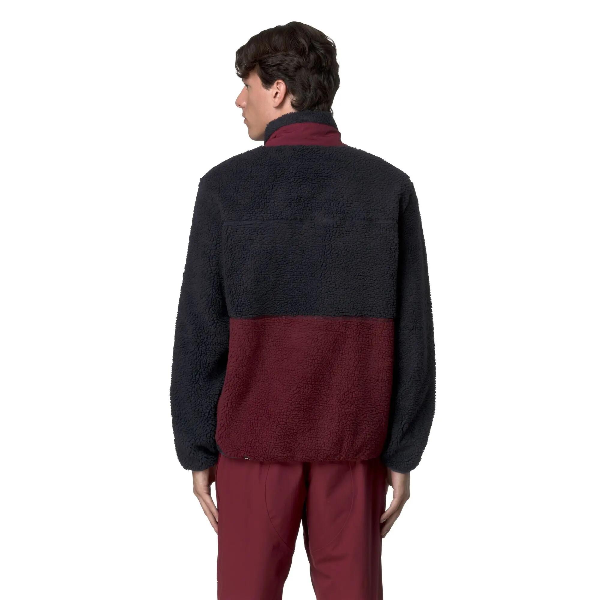 Felpa con zip da uomo donna in poliestere blu da sci 6/6