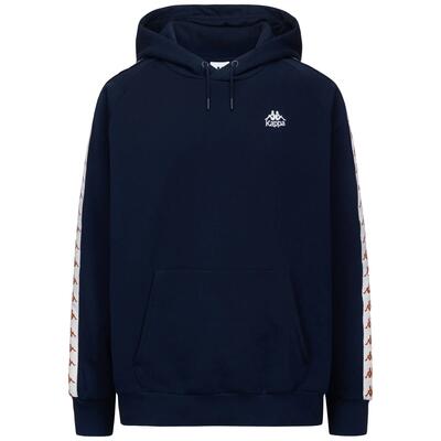 Blauwe sweatshirt voor mannen voor sportief streetwear