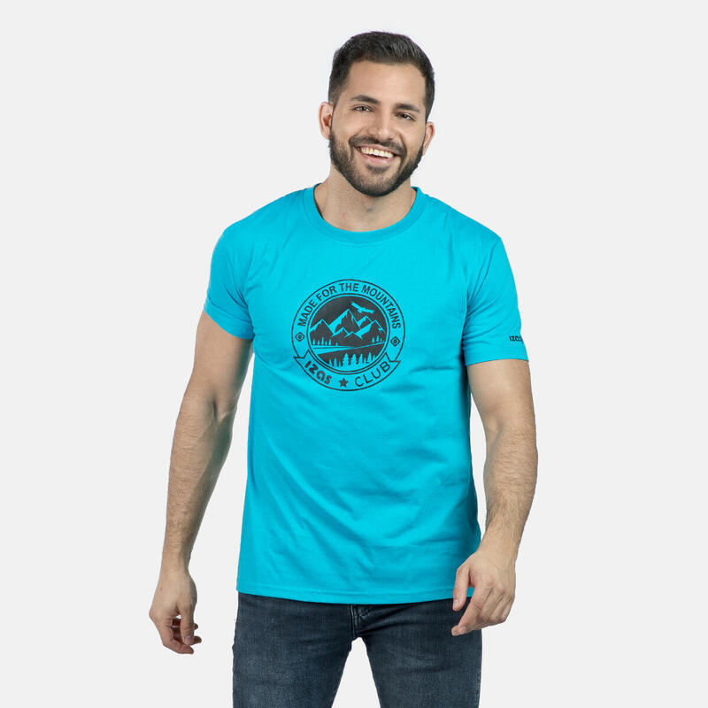 Izas Zurich T-shirt básica de manga curta para homens Zurich