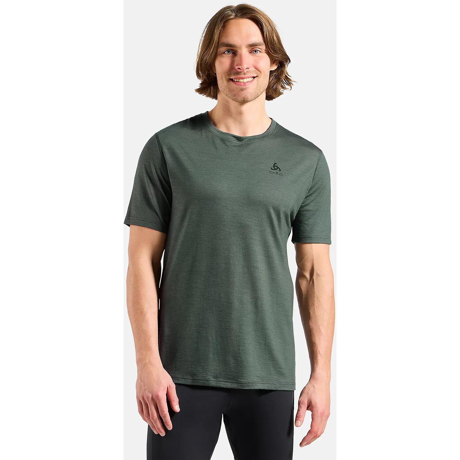 Bielizna termoaktywna z krótkim rękawem Odlo BL TOP crew neck s/s MERINO 160 3/6