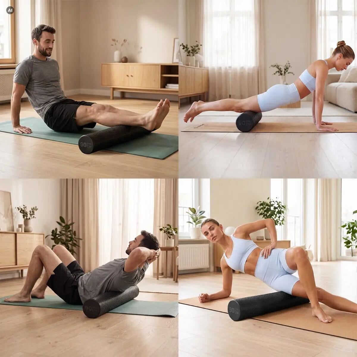 Pilates henger 90 cm-es nyújtóhenger LONGY 7/7