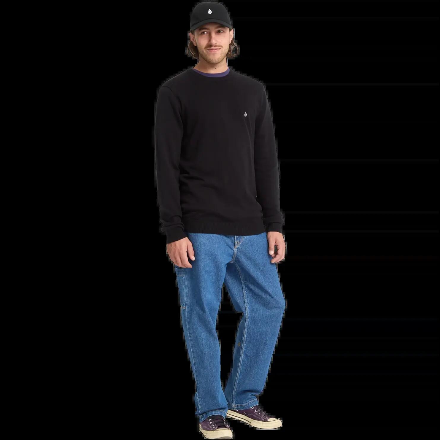 Sweat Volcom Uperstand Noir 7/7