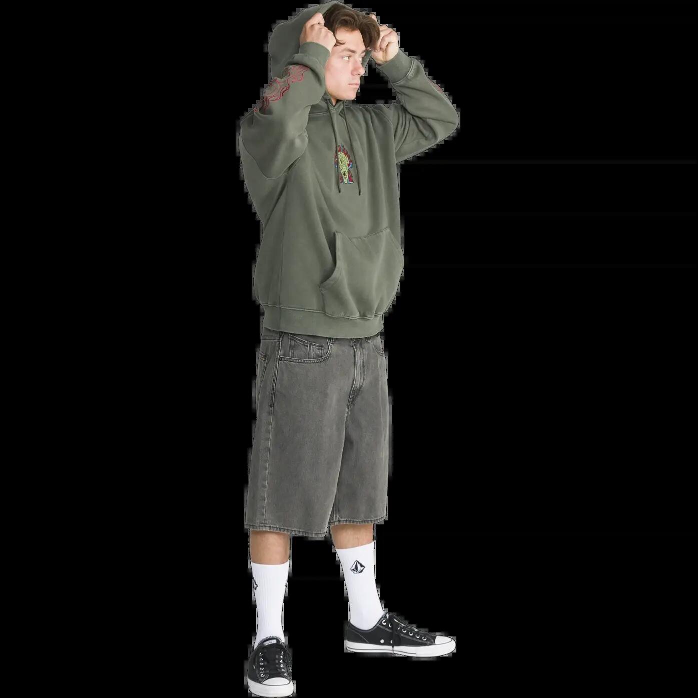 Sweatshirt Volcom FA CASEY JONES PO Climbing Ivy 4/4