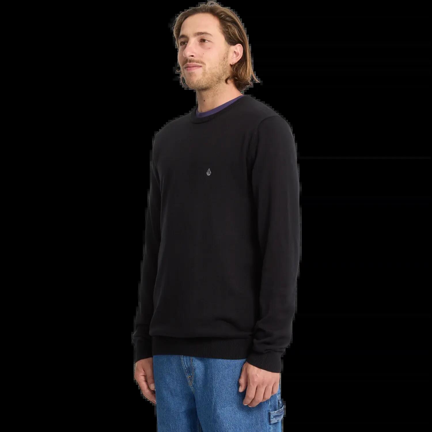 Sweat Volcom Uperstand Noir 6/7