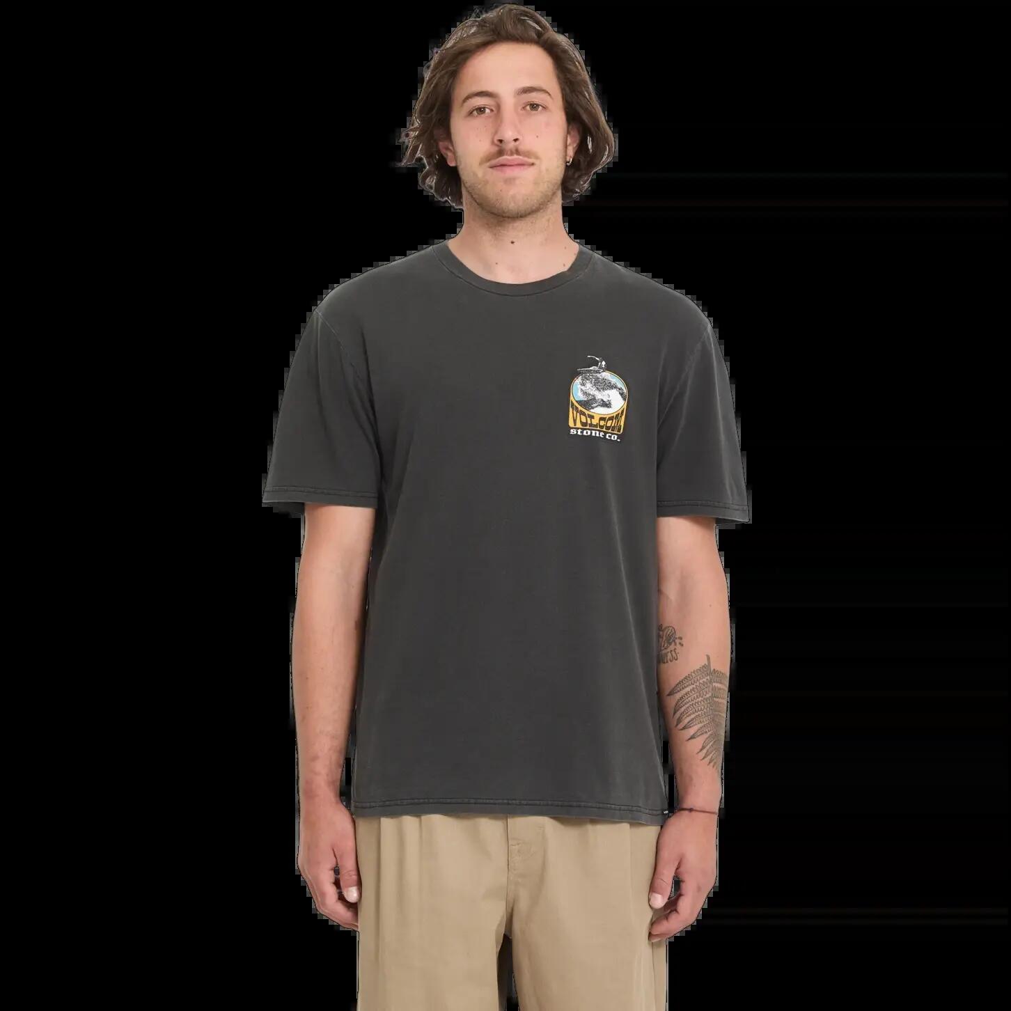 T-shirt Volcom ZURF CO PW SST Noir 1/7