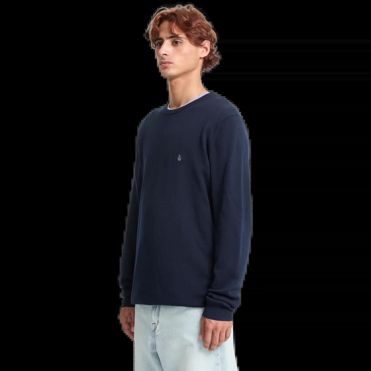 Sweat Volcom Uperstand Noir Marine 6/7