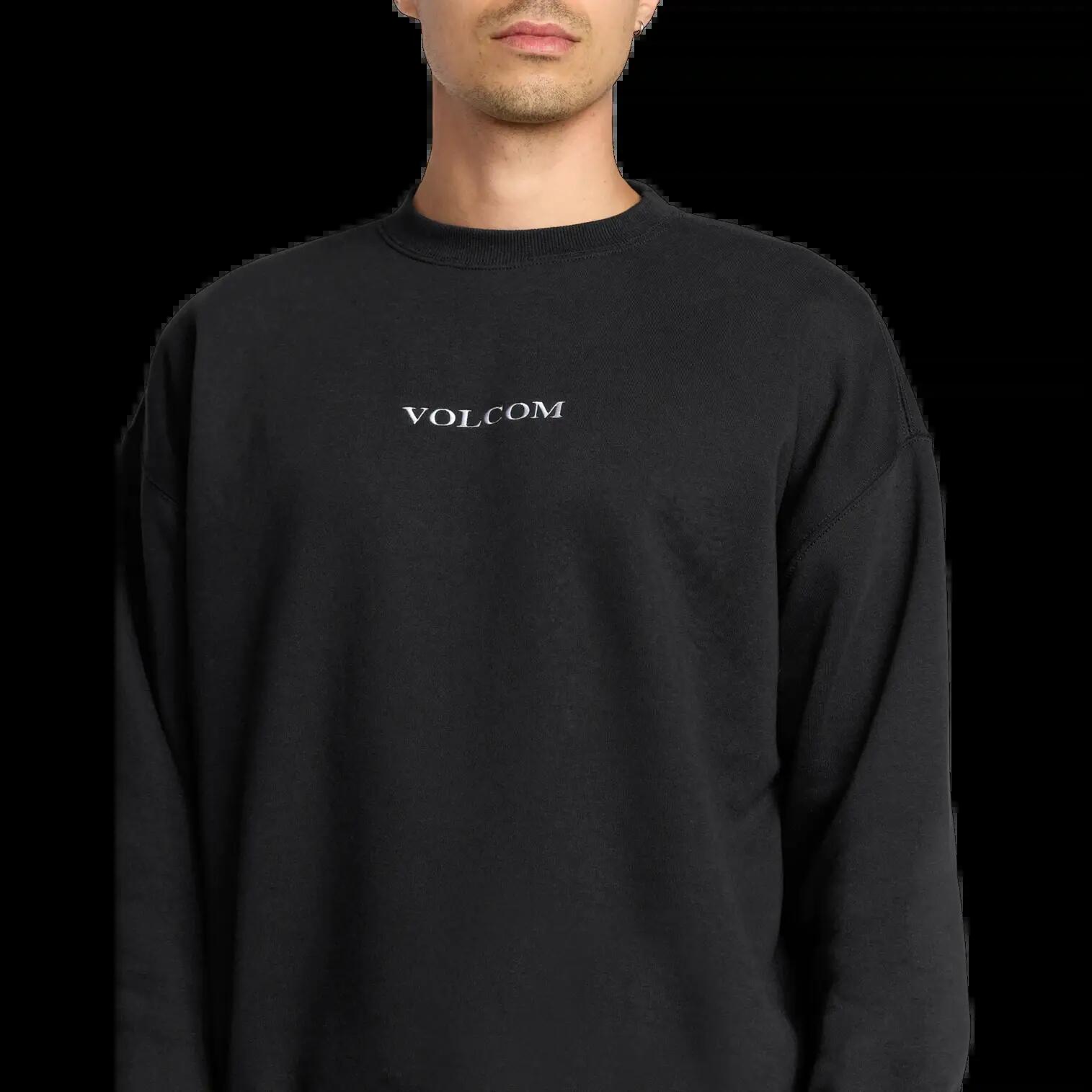 Sweatshirt Volcom Stone Crew Preto 4/5
