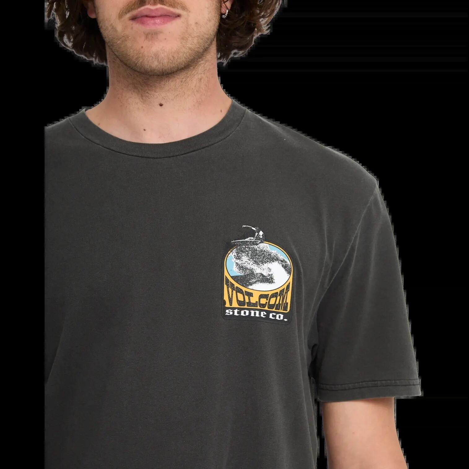 T-shirt Volcom ZURF CO PW SST Noir 4/7