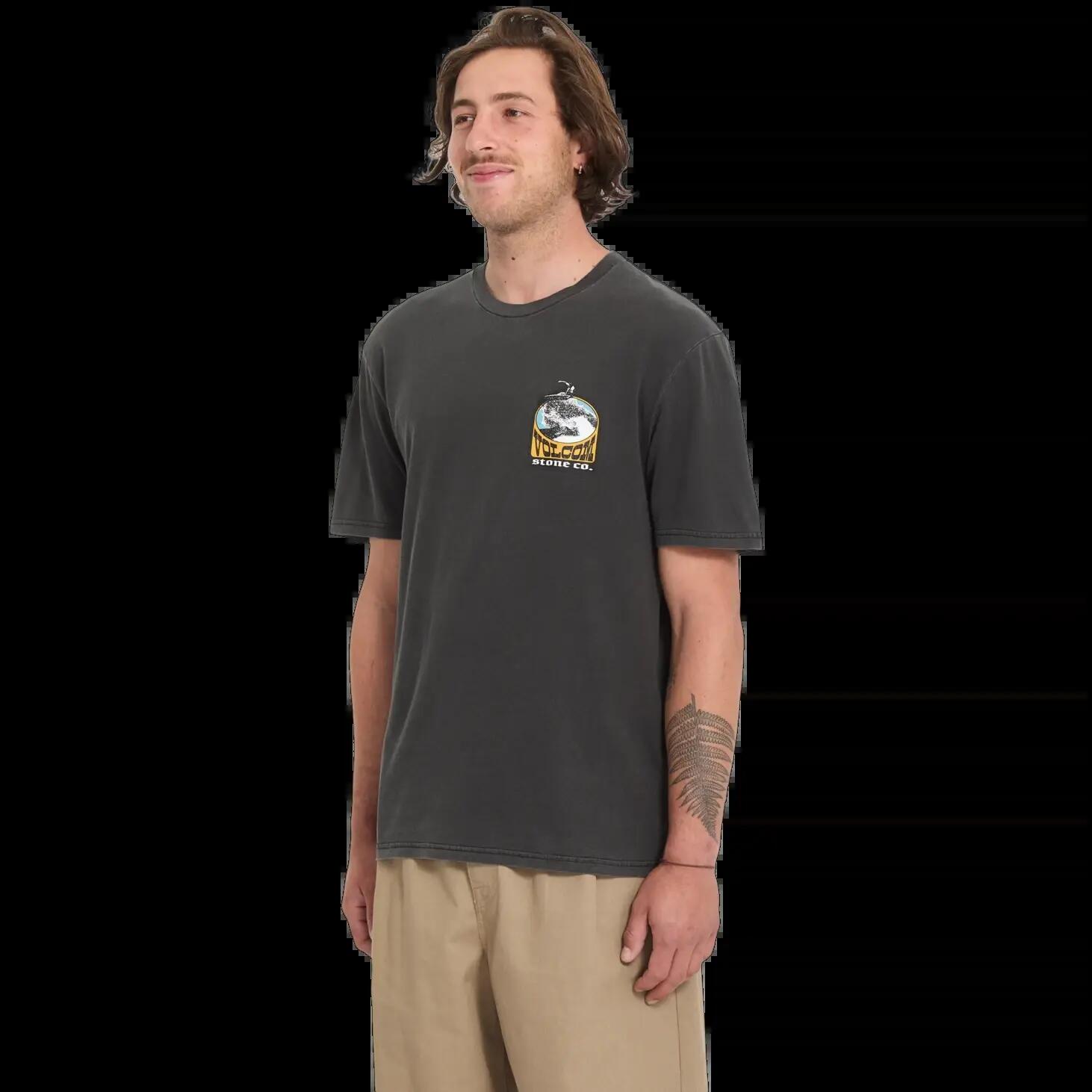 T-shirt Volcom ZURF CO PW SST Noir 3/7