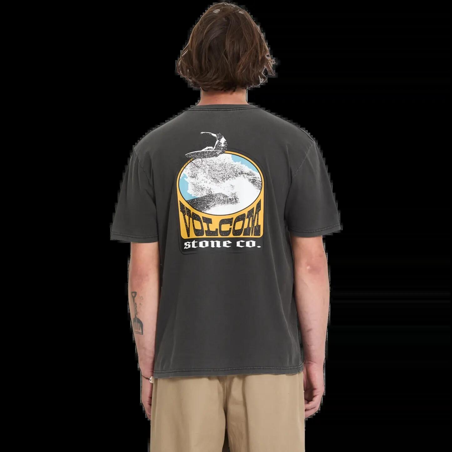 T-shirt Volcom ZURF CO PW SST Noir 2/7