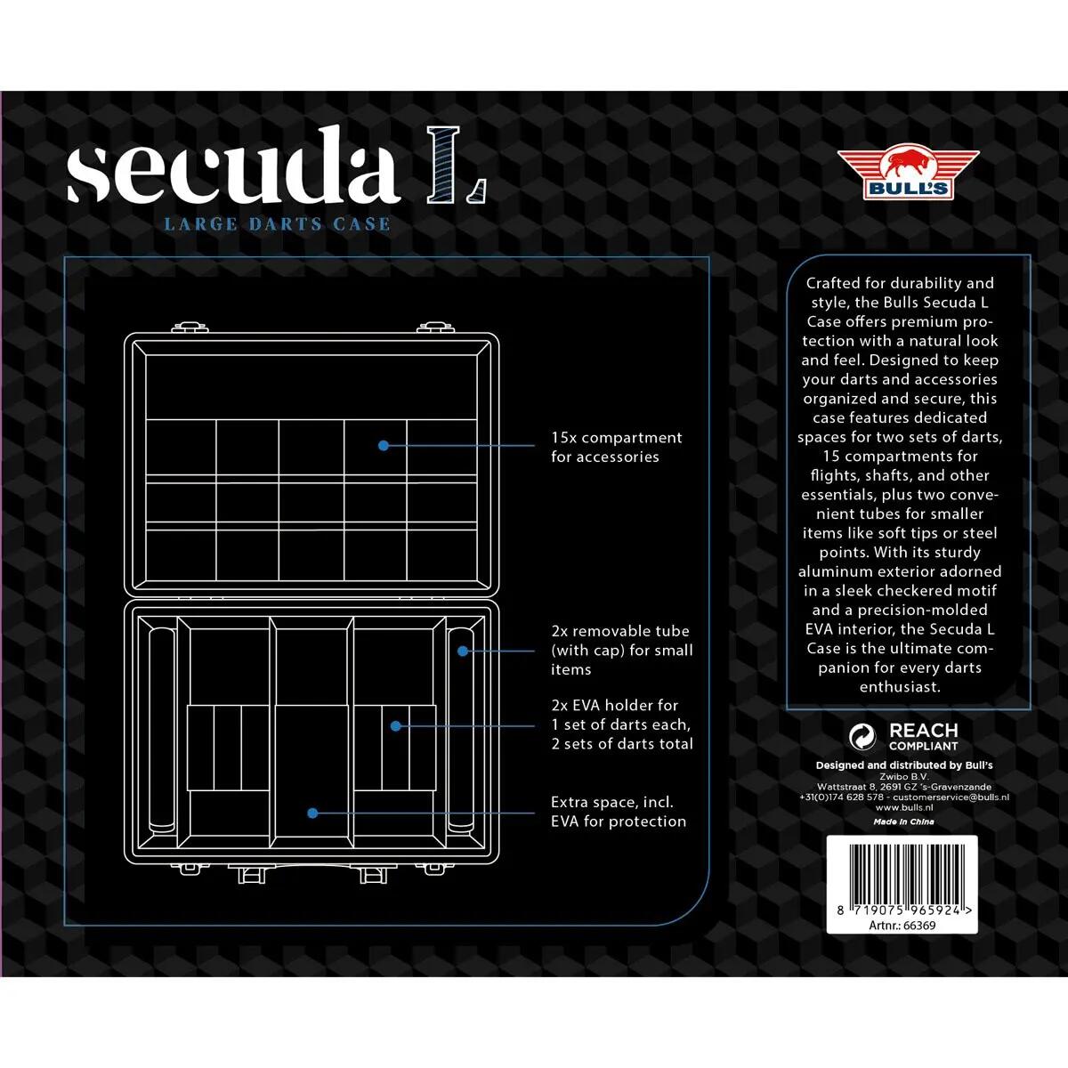 Secuda L-Case Dartpijlen 27x19x7 Cm 6/6