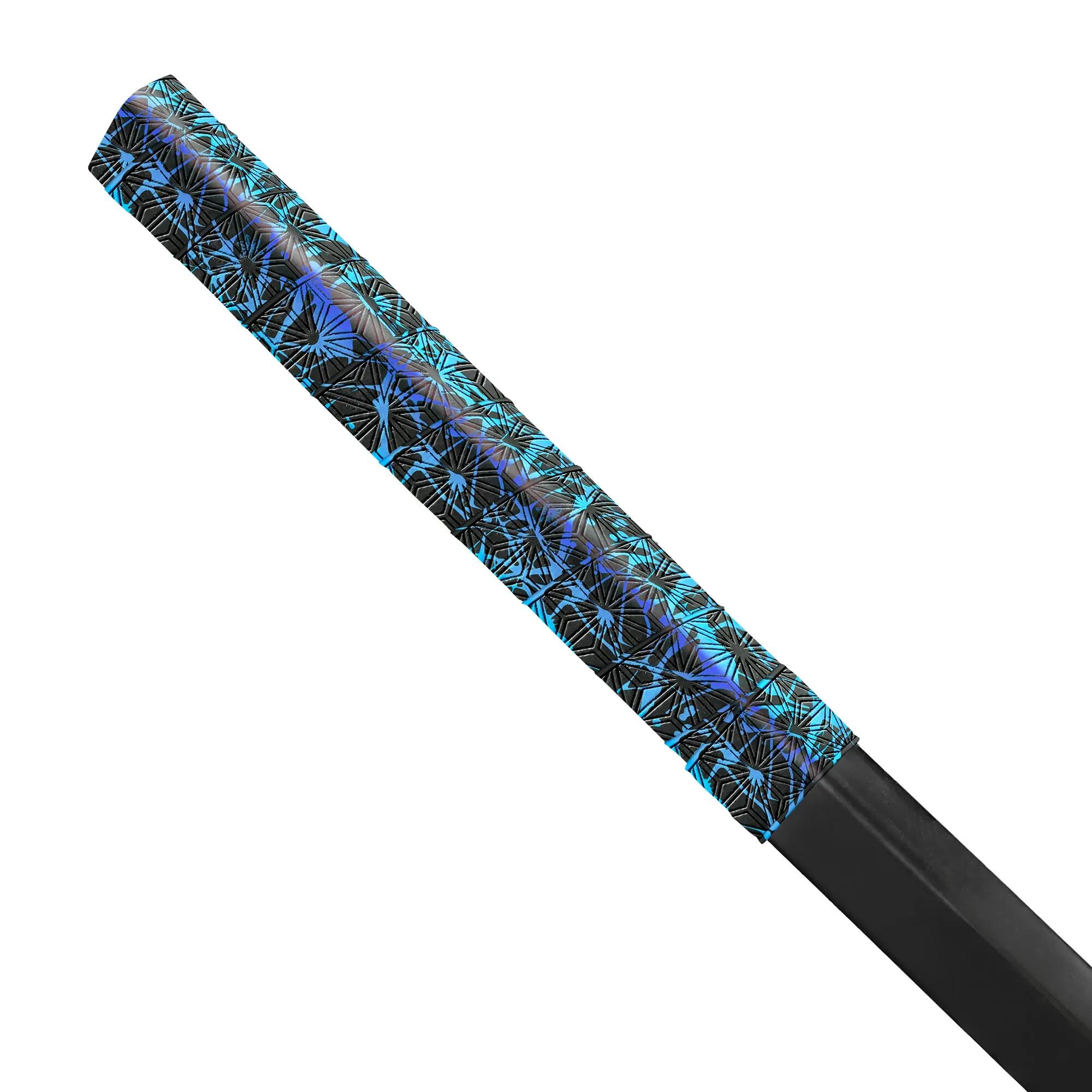Supacaz-Super Sticky Kush-Splat-Blue Refractor Ruban de grip d'hockey 100cm 2/6