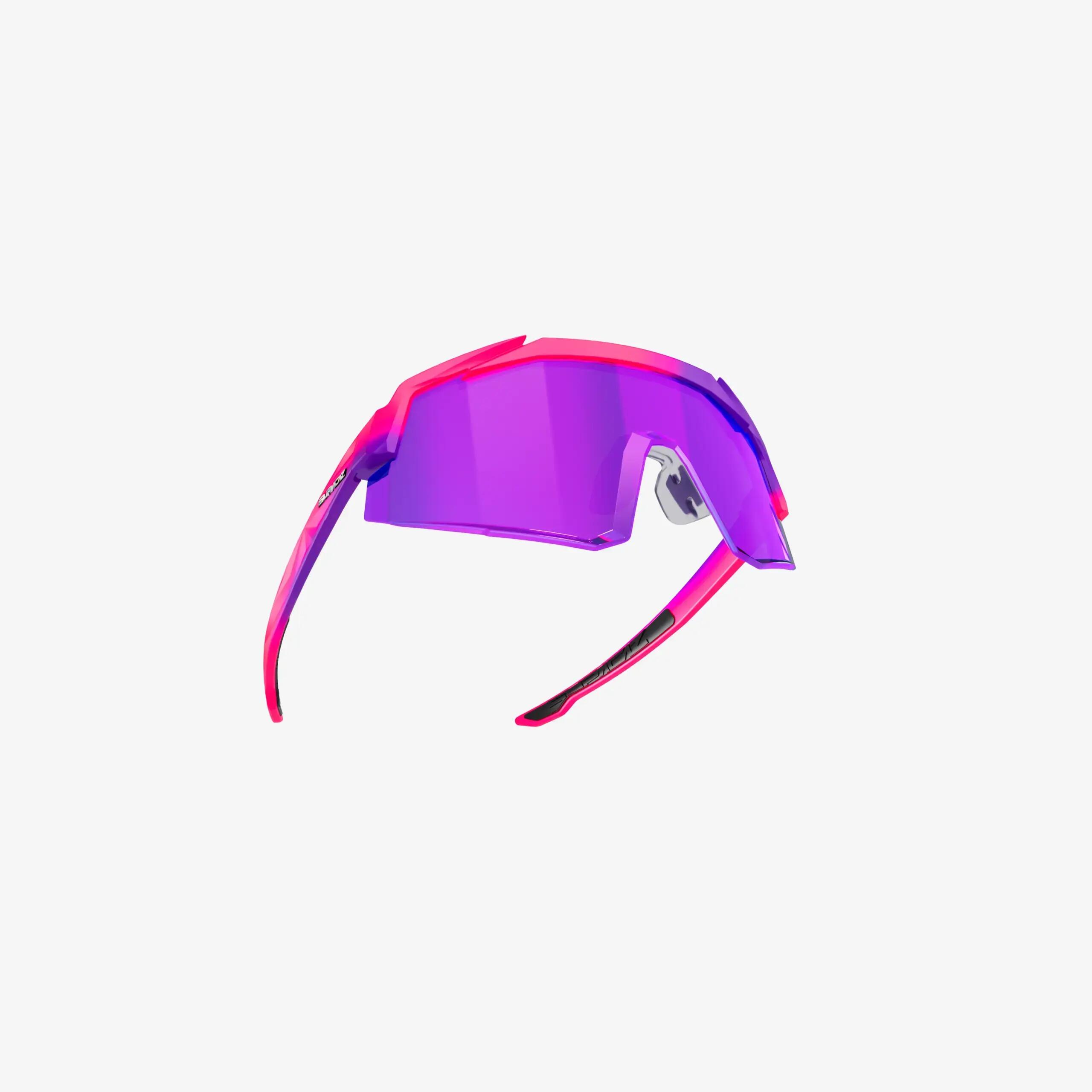 Óculos de Sol Supacaz-Orbitron-Neon Pink / Neon Purple - Purple Kush Lazer Lens 6/9