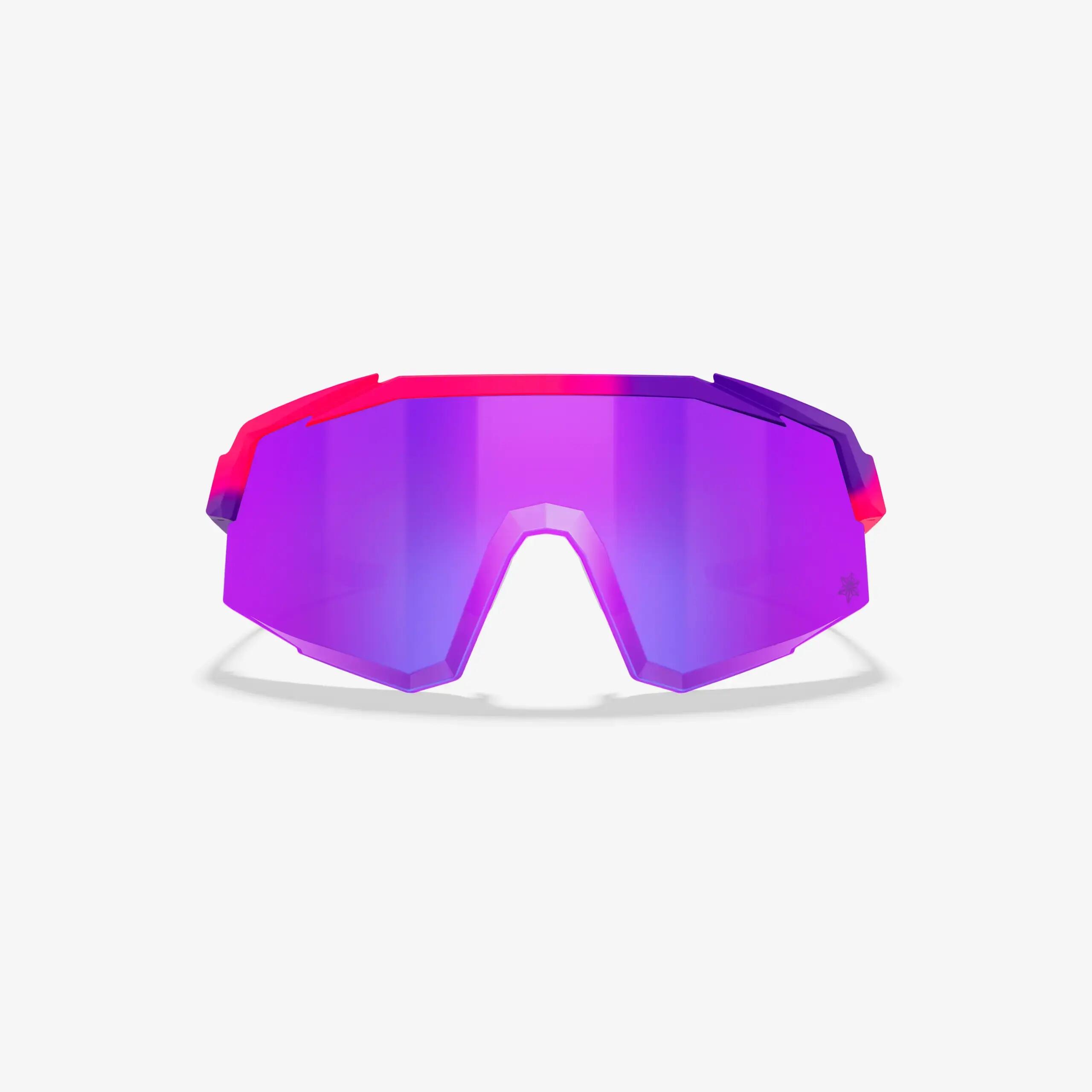 Óculos de Sol Supacaz-Orbitron-Neon Pink / Neon Purple - Purple Kush Lazer Lens 2/9