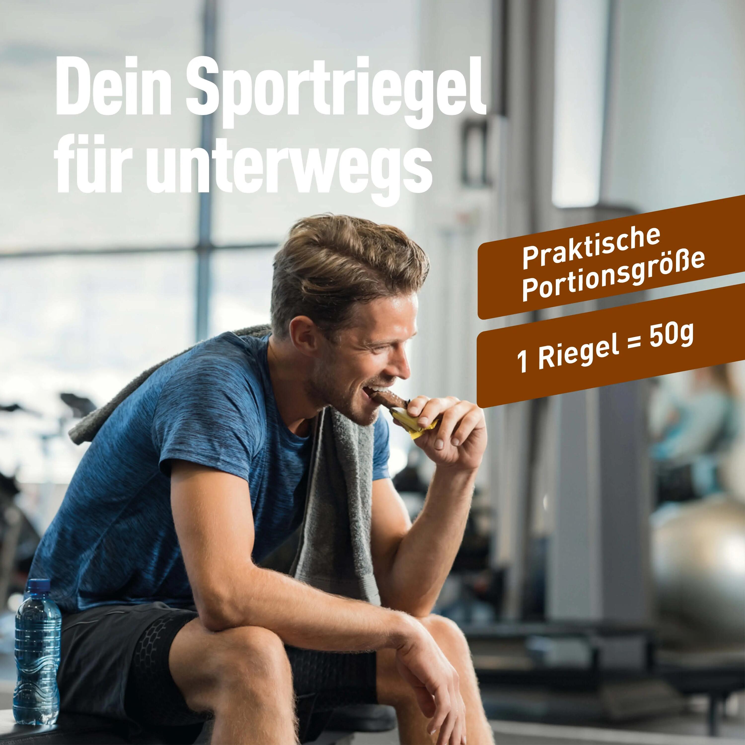Energy Bar Schokolade, 24x50g, Energieriegel mit Protein Crispies und Magnesium 5/6