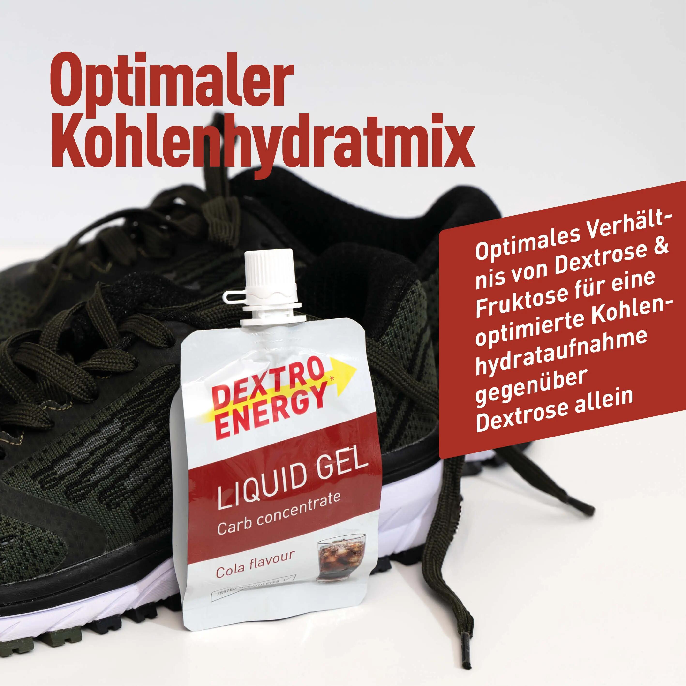 Liquid Gel Cola, 18x60ml, High Carb Energy Gel mit 3:1 Kohlenhydrat-Matrix 4/6