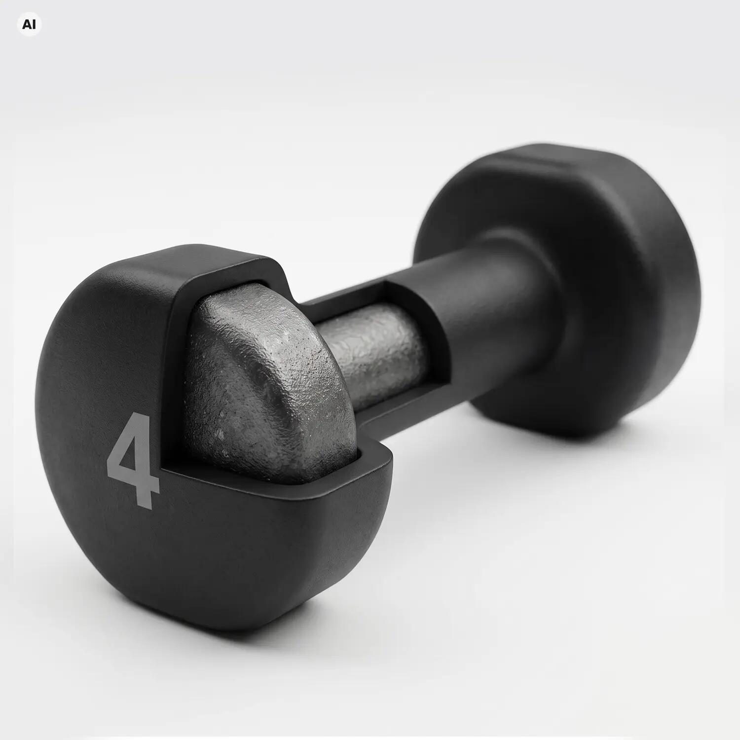Litinové vinylové činky na cvičení 2 ks Spokey Shape 5/7