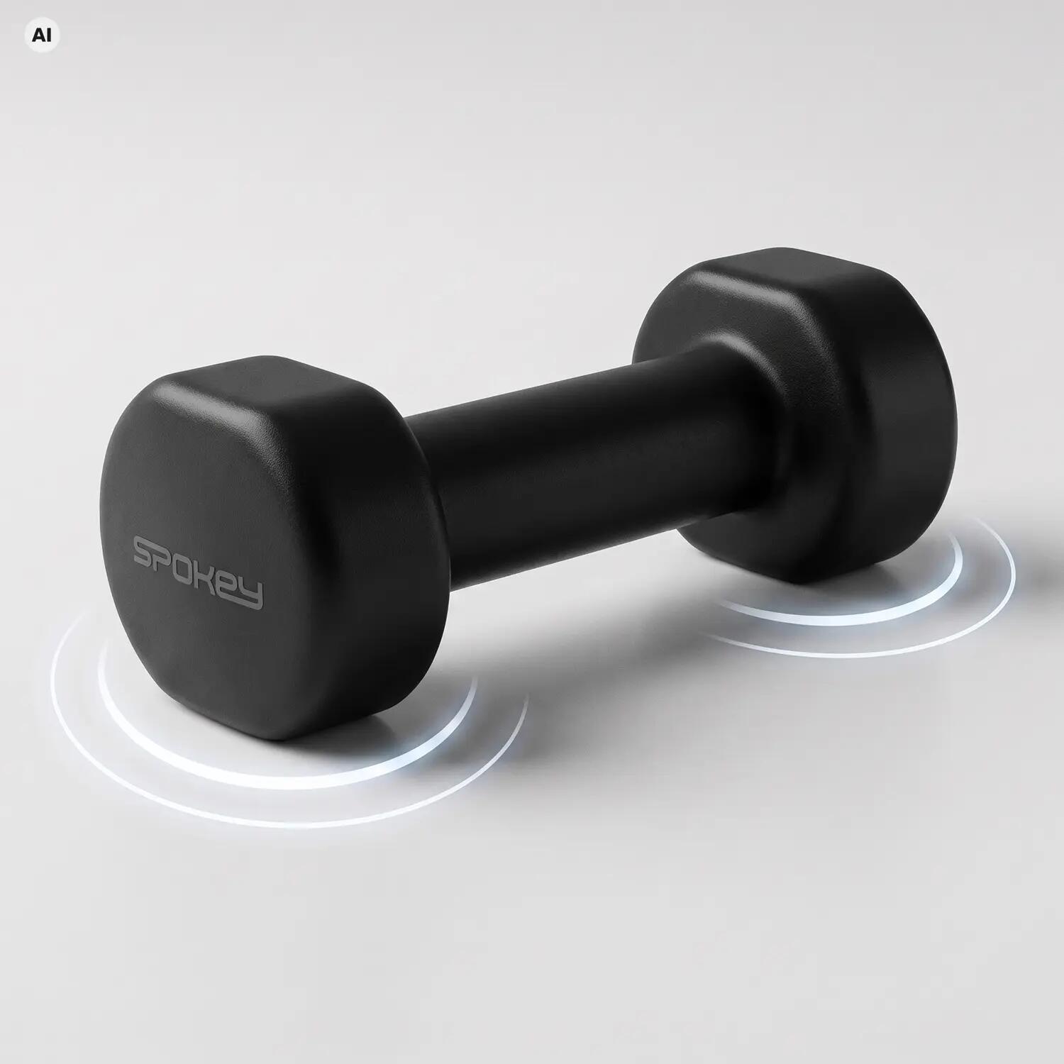 Litinové vinylové činky na cvičení 2 ks Spokey Shape 4/7