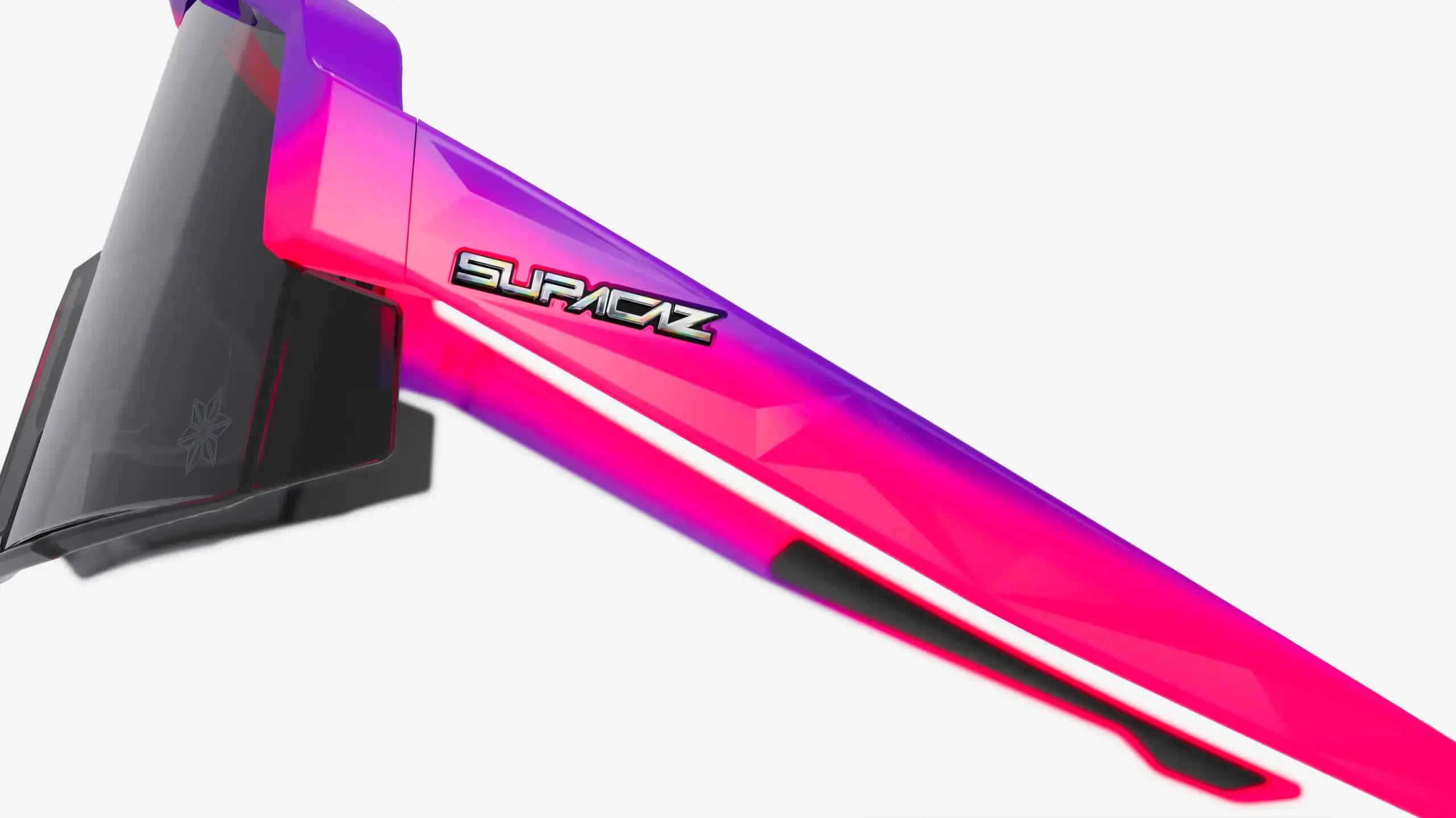 Supacaz Zonnebril-Orbitron-Neon Pink/Purple met Photochromatische Lazer lens 7/9
