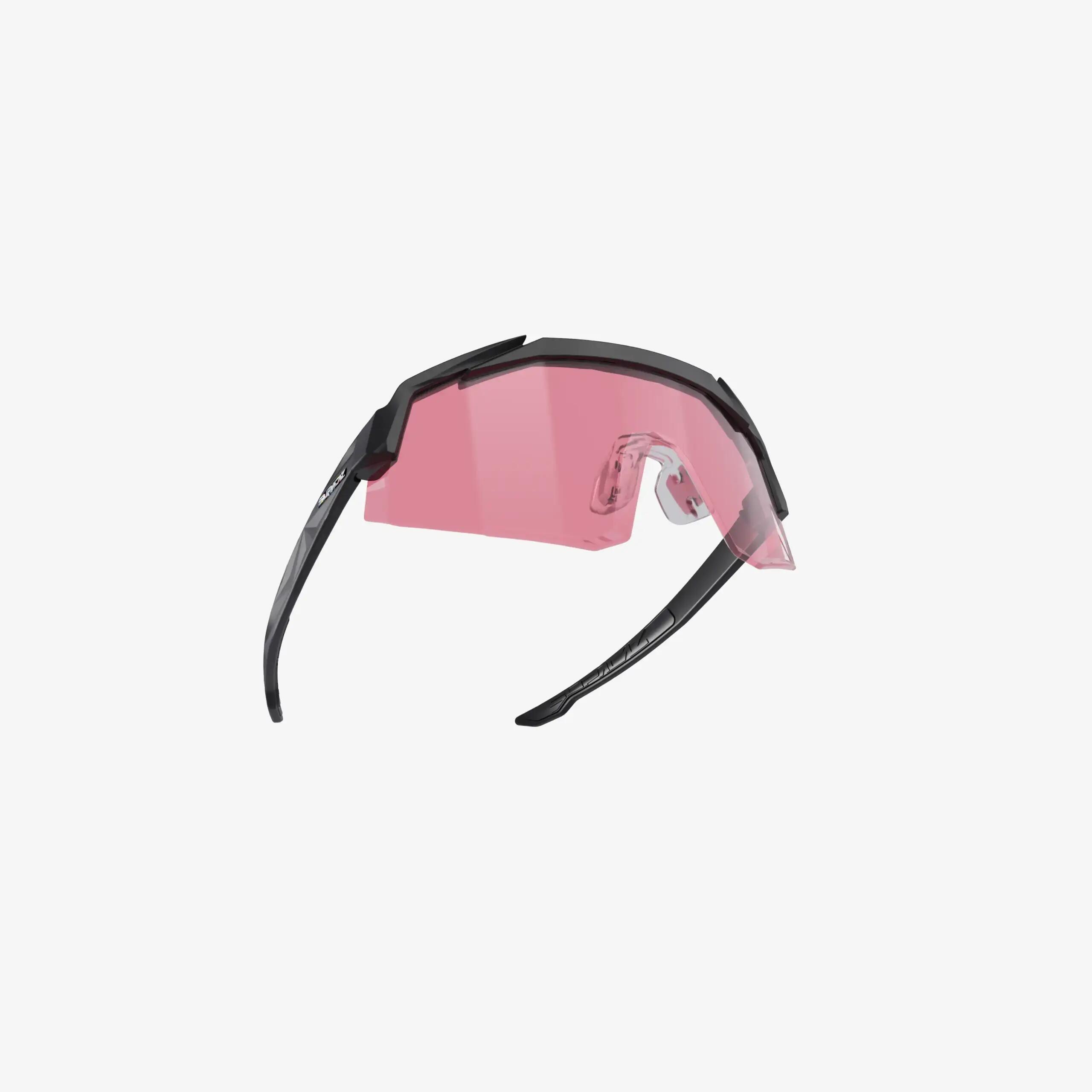 Supacaz Zonnebril-Orbitron-Matte Black met Rose Lazer Lens 6/9