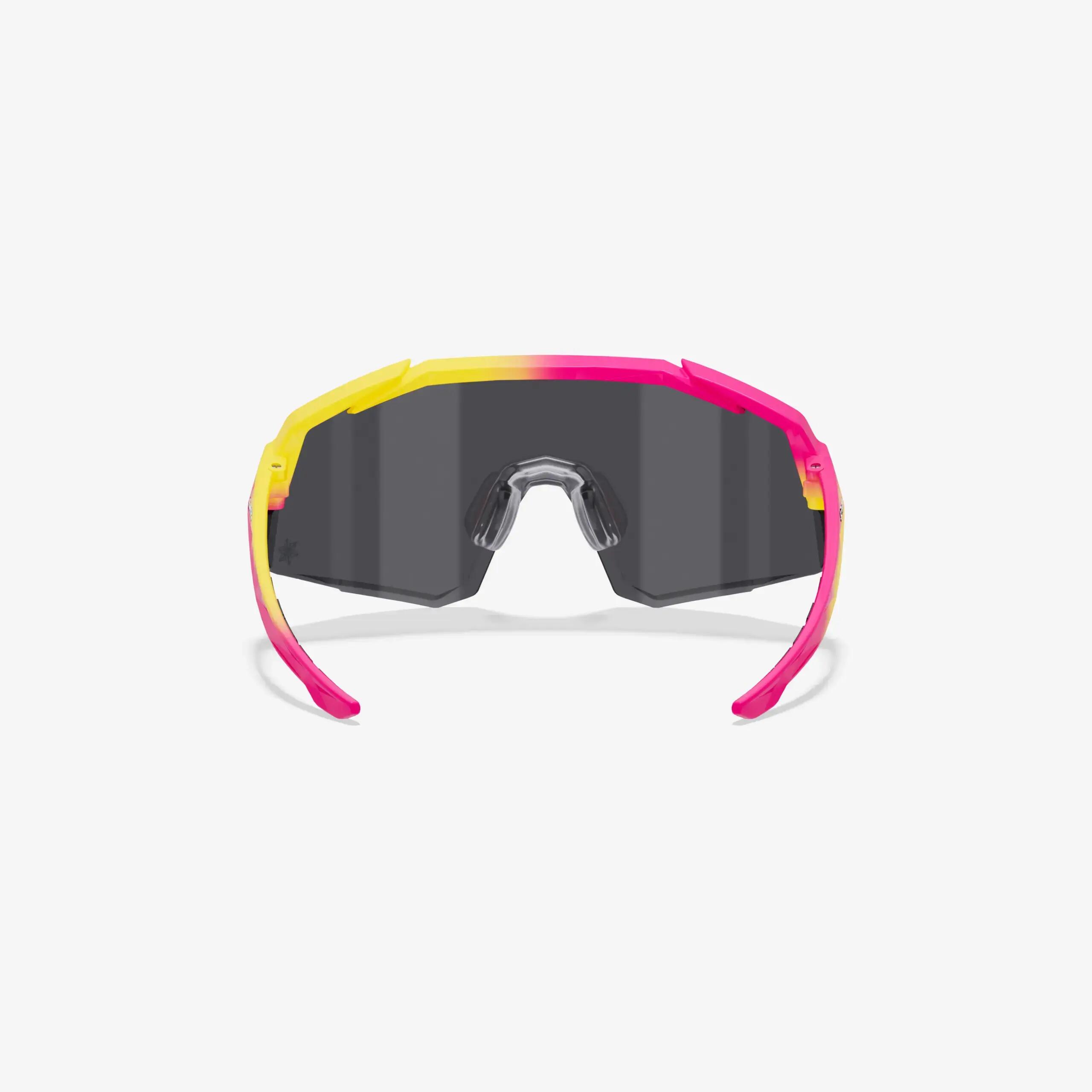 Supacaz Zonnebril-Orbitron- Yellow/Pink Fader met Photochromatische Lazer lens 4/9