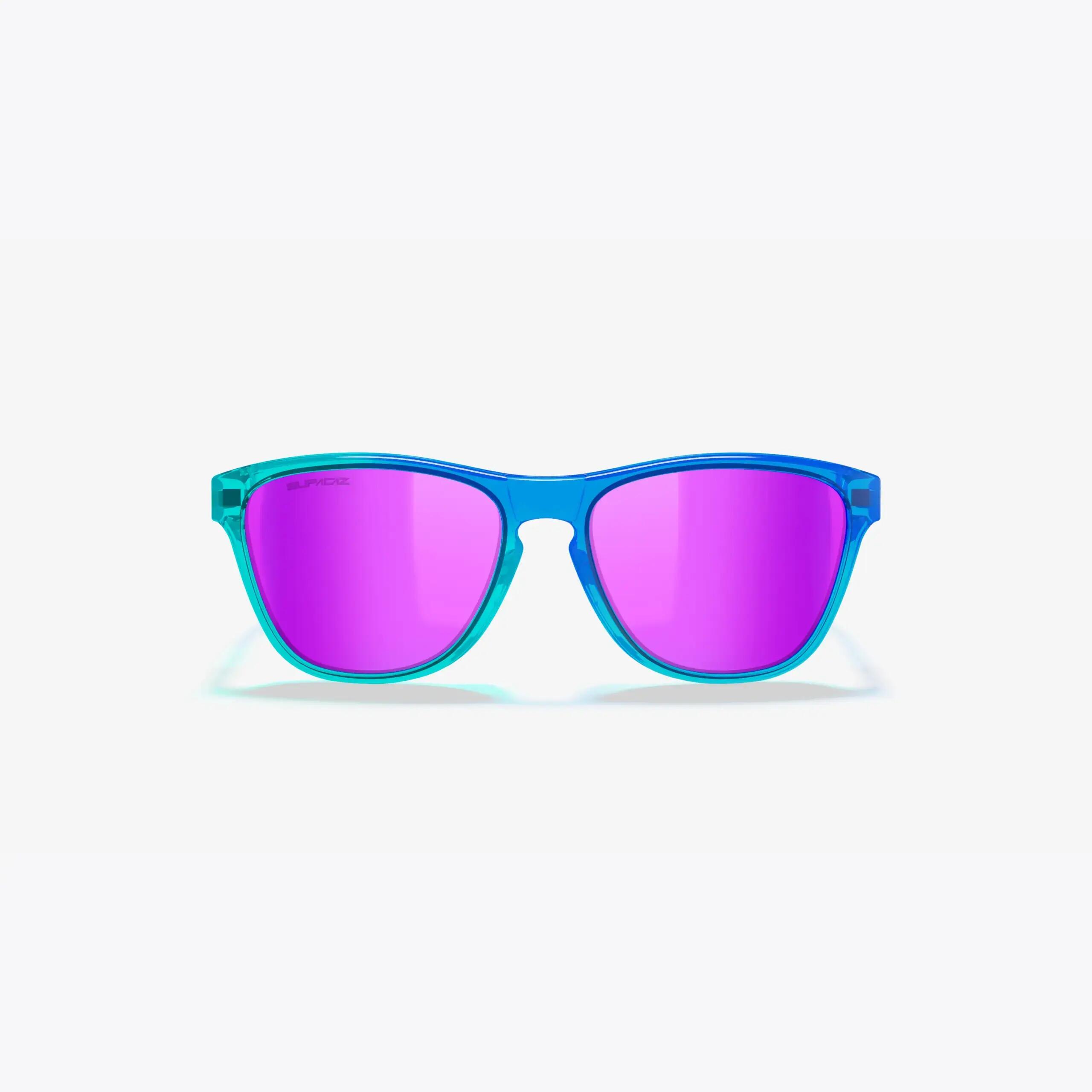 Supacaz Zonnebril-Cazual-Blue Hawaii Ice met Purple Kush Refractor lens 2/9