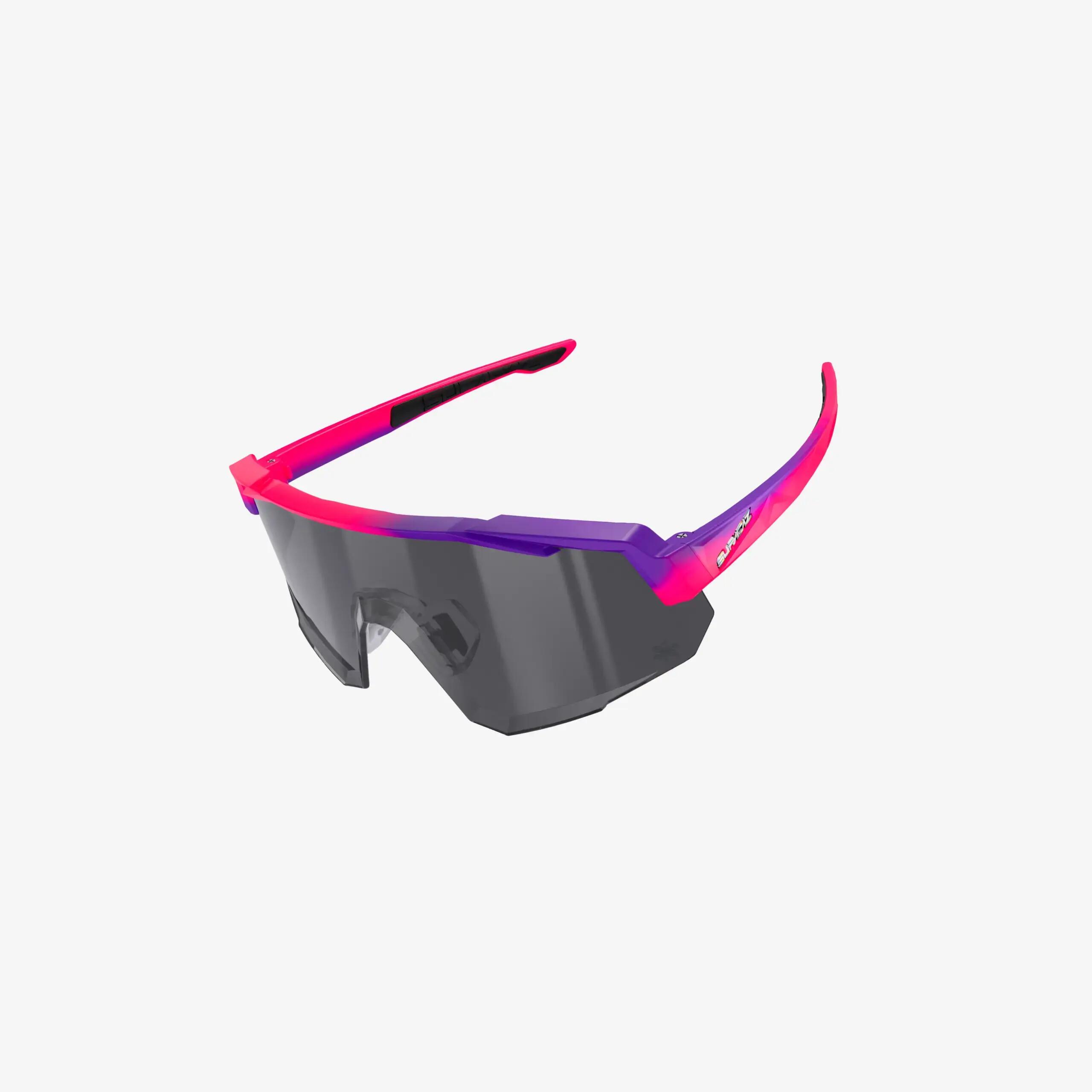 Supacaz Zonnebril-Orbitron-Neon Pink/Purple met Photochromatische Lazer lens 5/9
