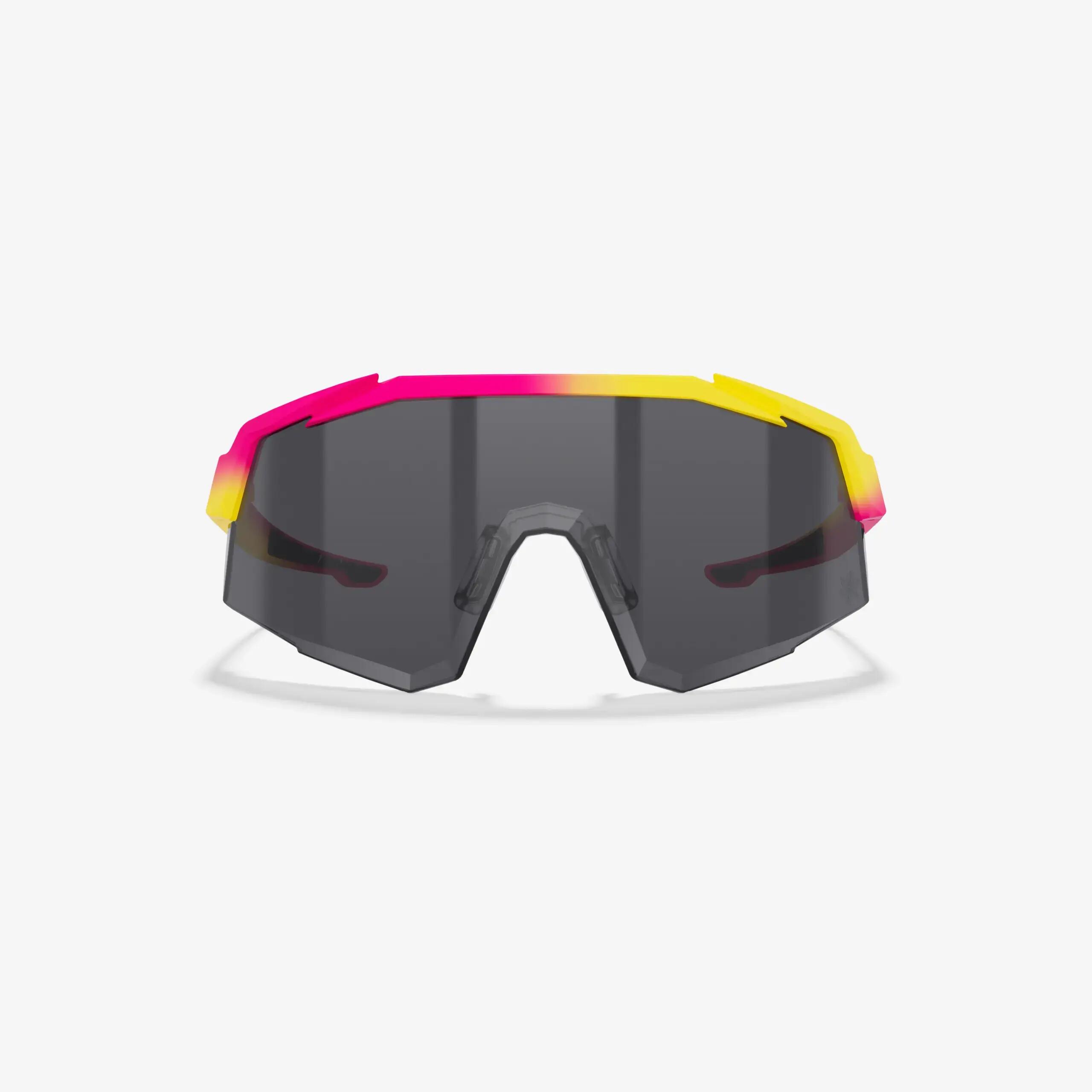 Supacaz Zonnebril-Orbitron- Yellow/Pink Fader met Photochromatische Lazer lens 2/9
