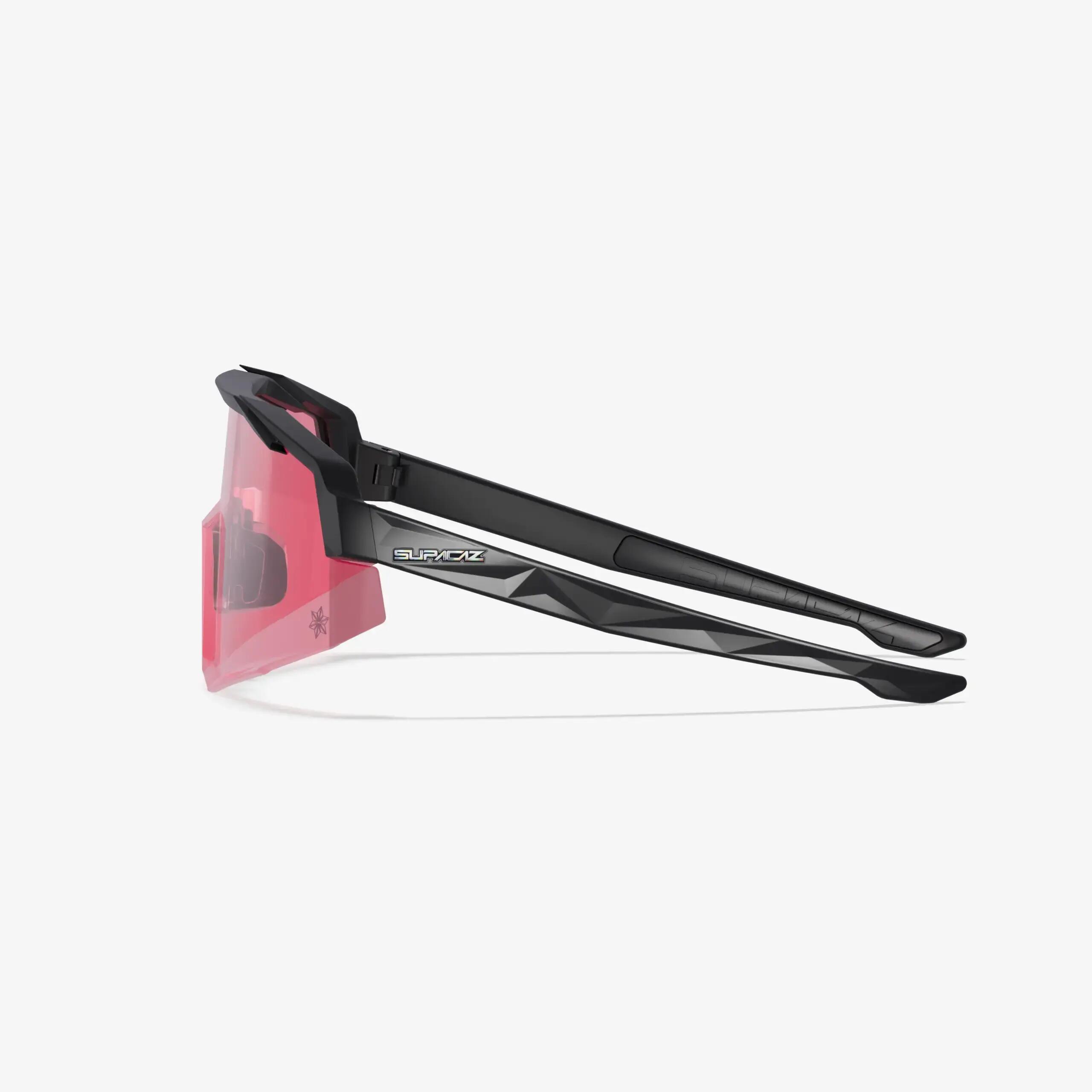 Supacaz Zonnebril-Orbitron-Matte Black met Rose Lazer Lens 3/9