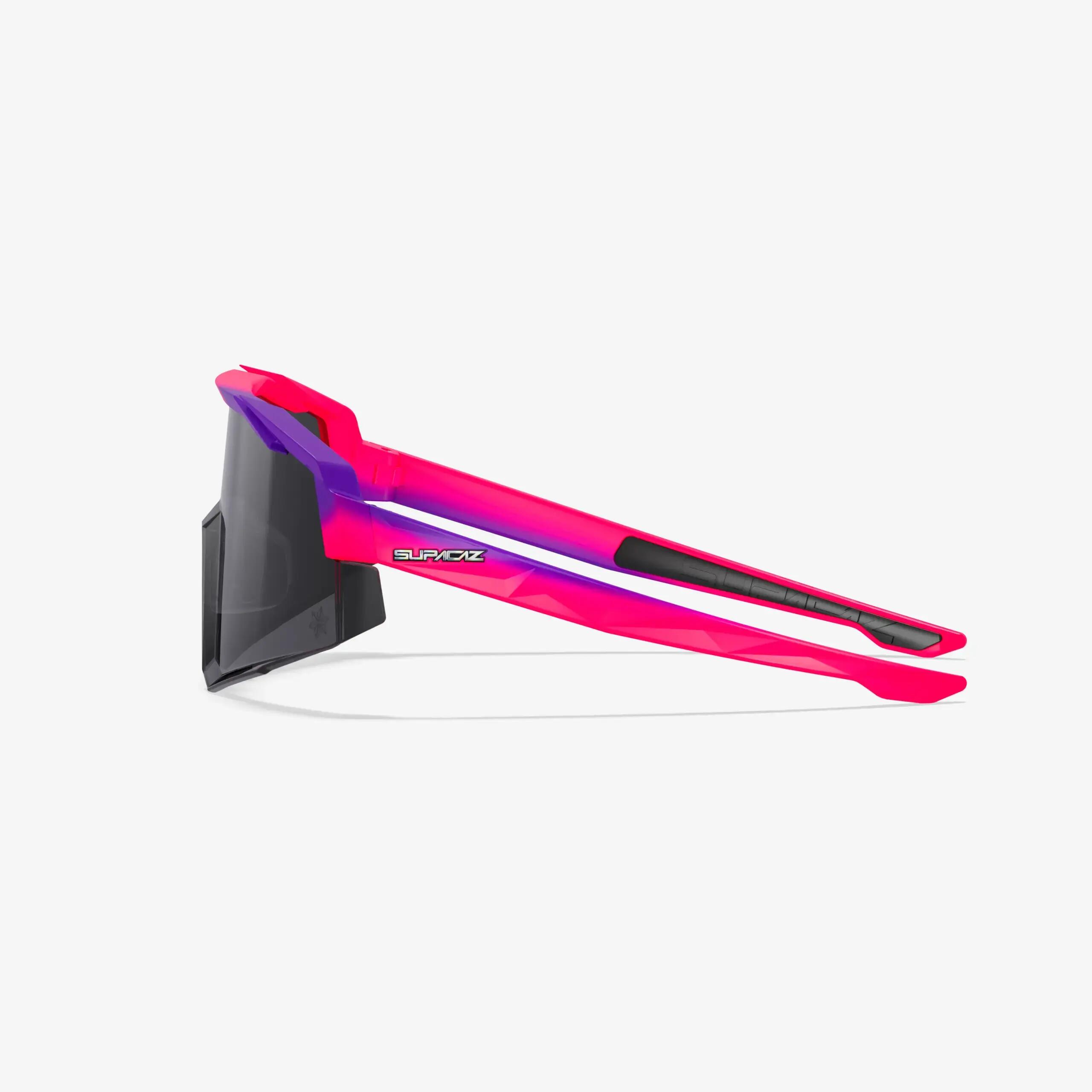 Supacaz Zonnebril-Orbitron-Neon Pink/Purple met Photochromatische Lazer lens 3/9