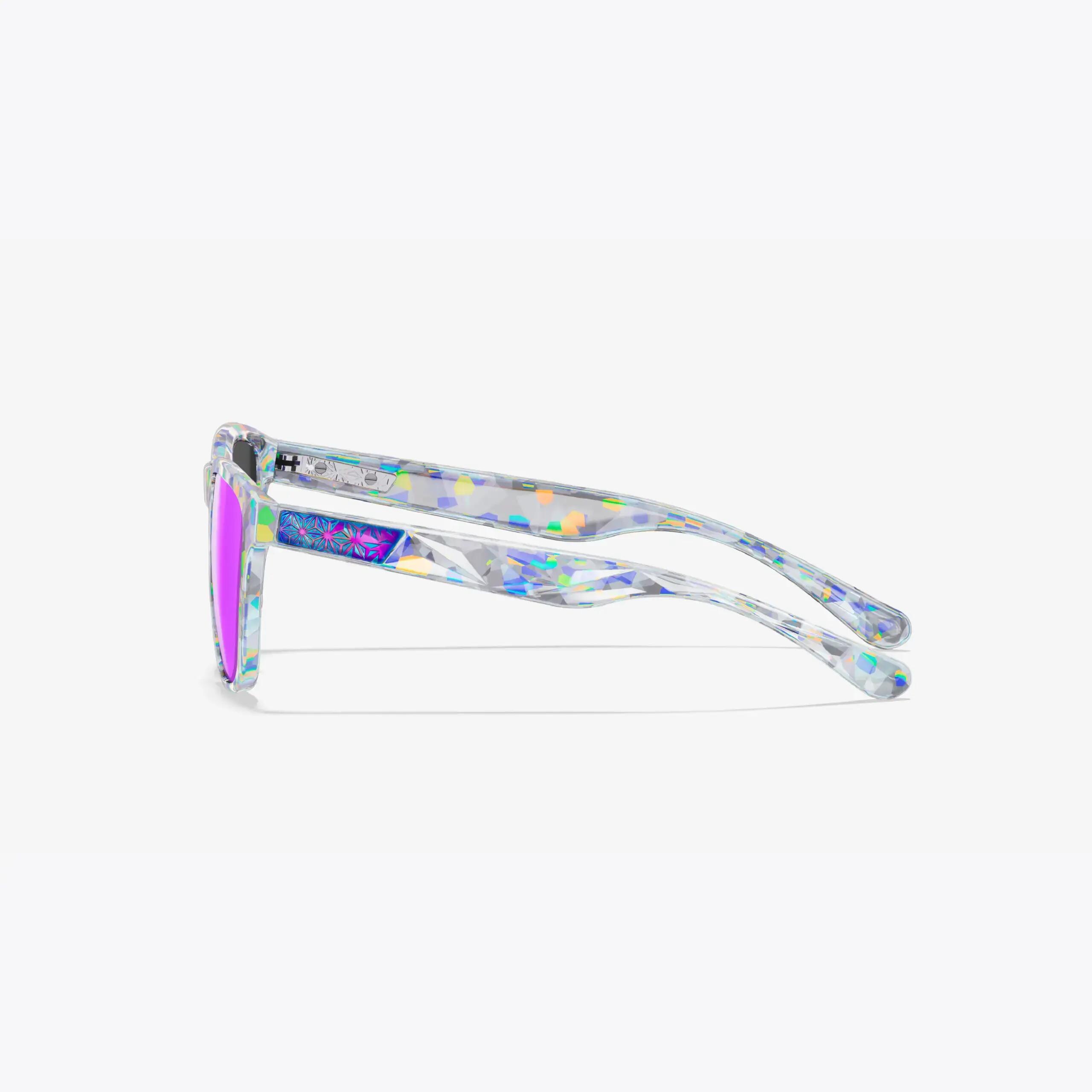 Supacaz Zonnebril-Cazual-Chrome Atomic met Purple Kush Refractor lens 3/9