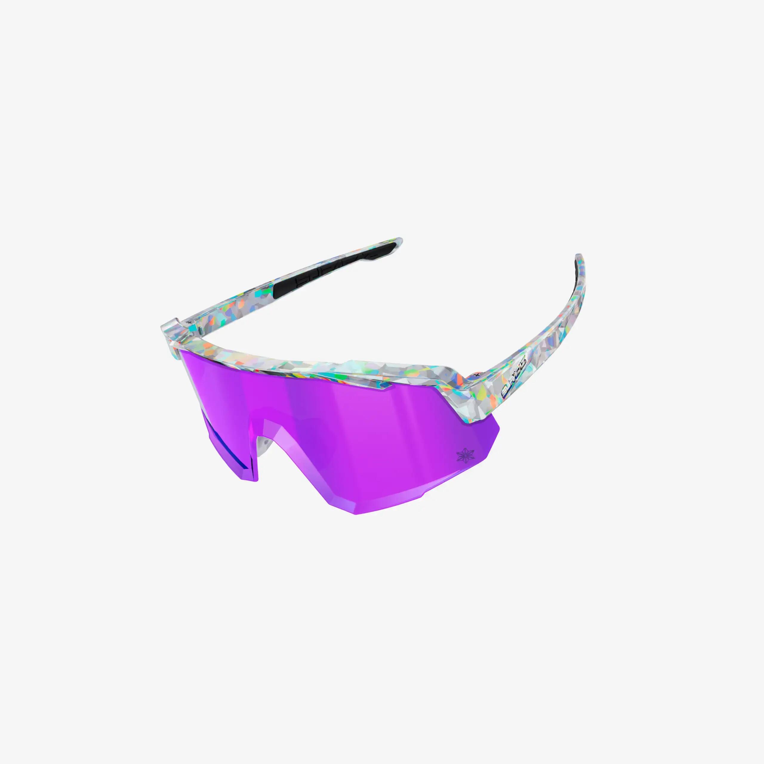 Supacaz Zonnebril-Orbitron-Chrome Atomic met Purple Kush Lazer Lens 5/9