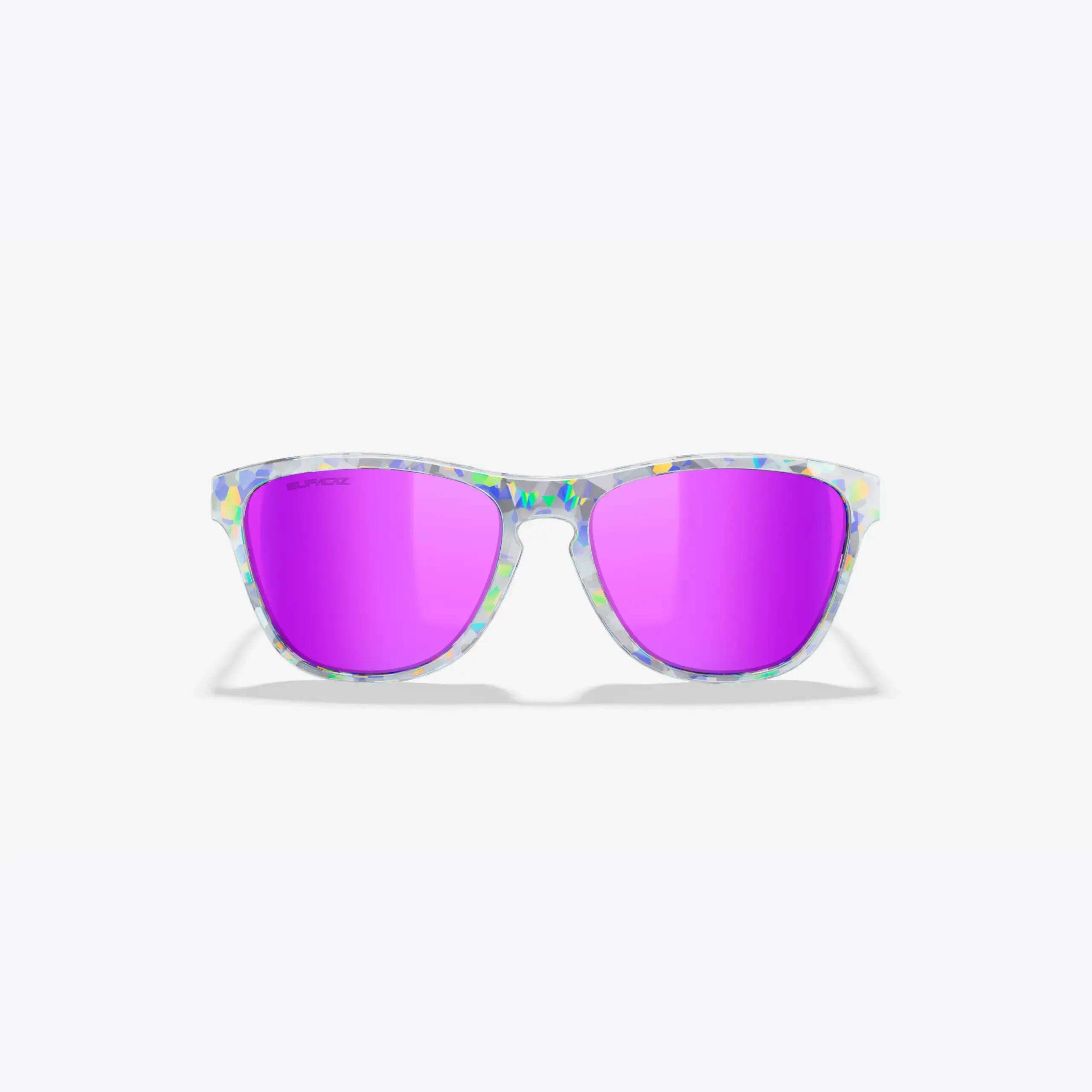 Supacaz Zonnebril-Cazual-Chrome Atomic met Purple Kush Refractor lens 2/9