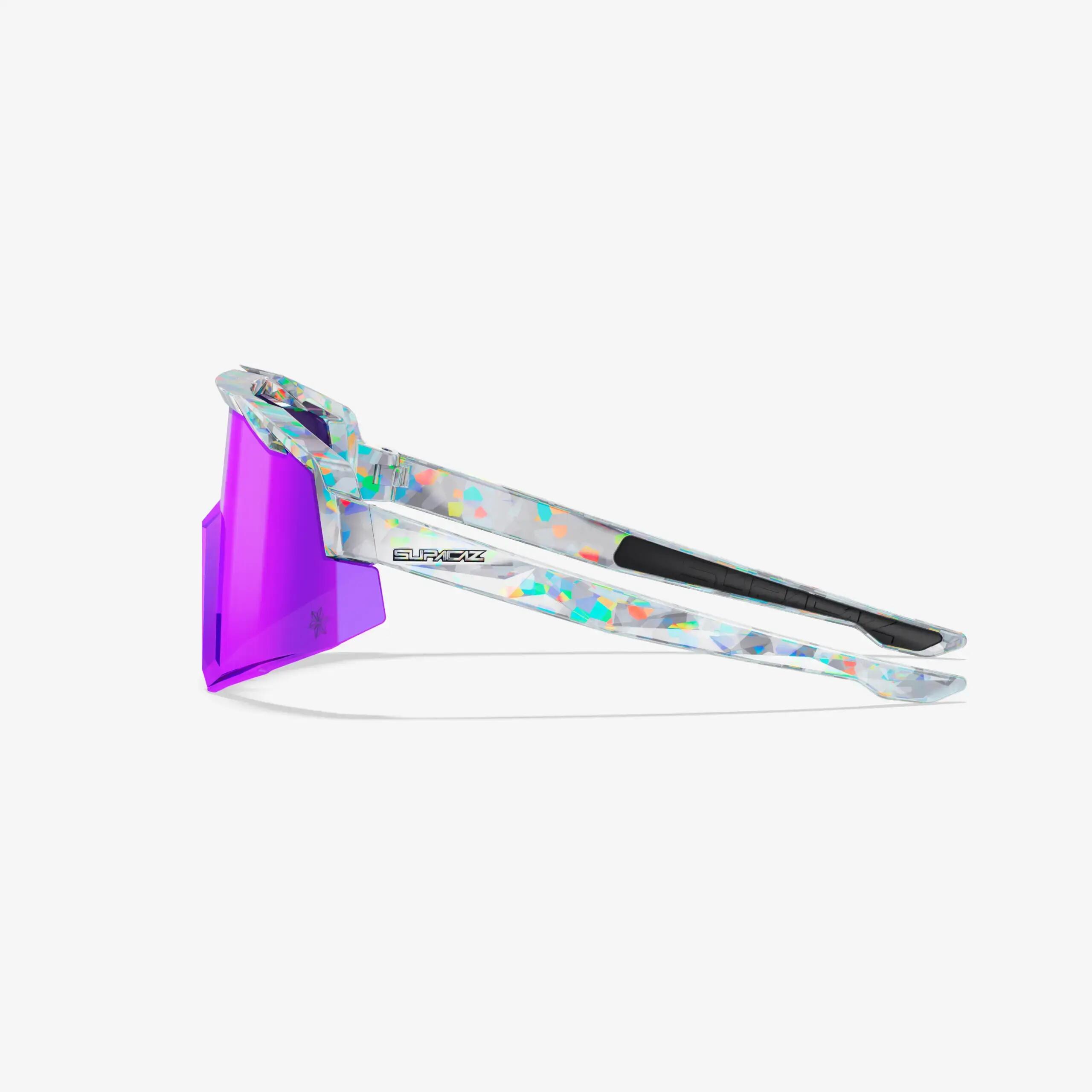 Supacaz Zonnebril-Orbitron-Chrome Atomic met Purple Kush Lazer Lens 3/9
