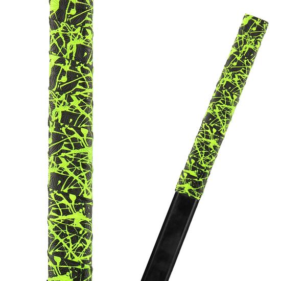 Supacaz-Super Sticky Kush-Splat-Neon Yellow Hockey grip tape 100cm