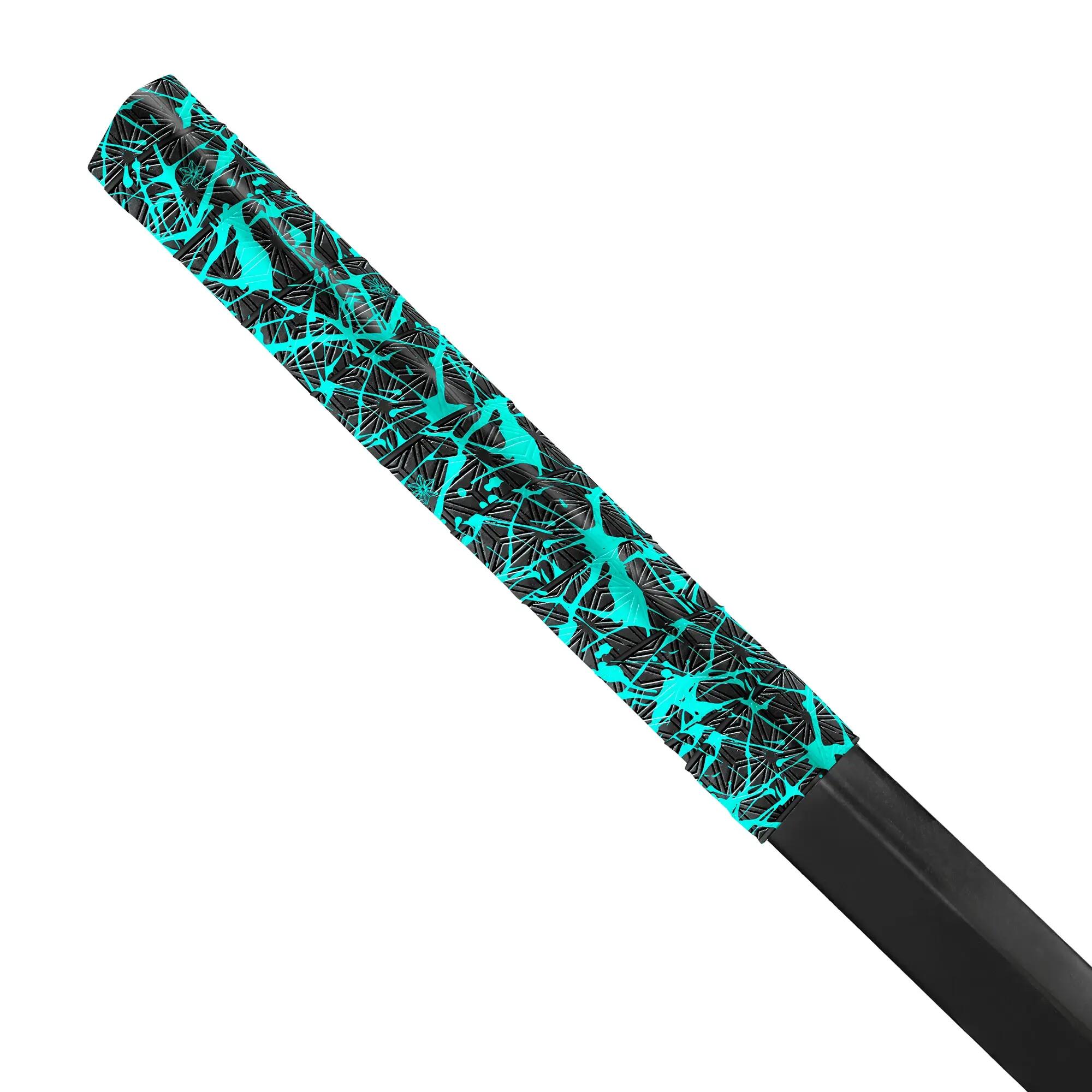 Supacaz-Super Sticky Kush-Splat-Ice Blue-Ruban de grip d'hockey 100cm 2/6