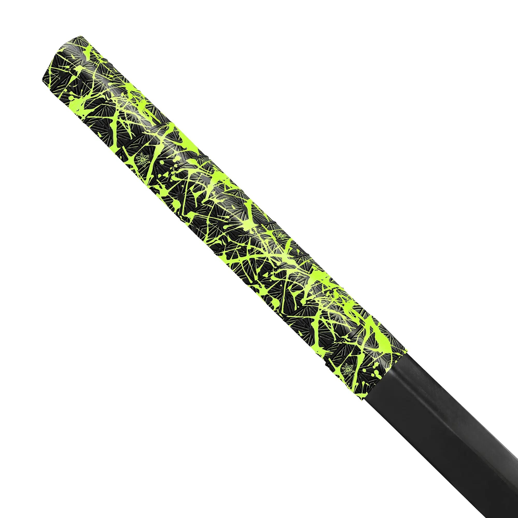 Supacaz-Super Sticky Kush-Splat-Neon Yellow Ruban de grip d'hockey 100cm 2/6